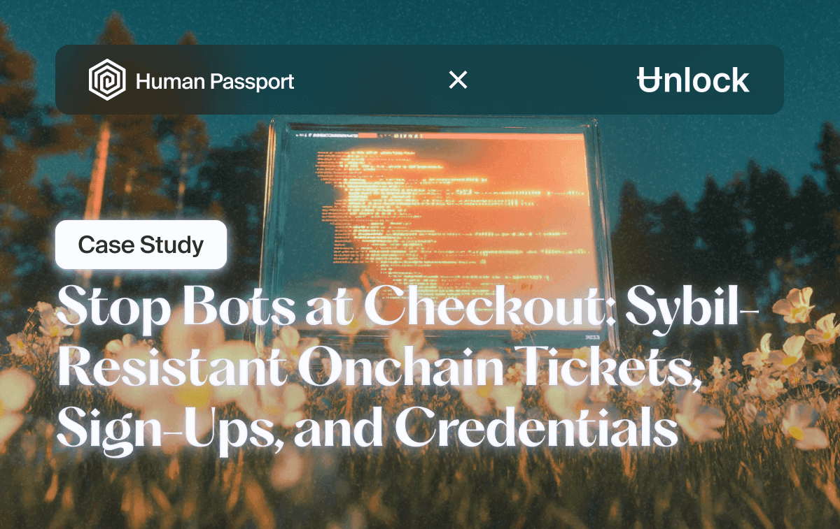 Gitcoin Passport sybil-proof DAO voting