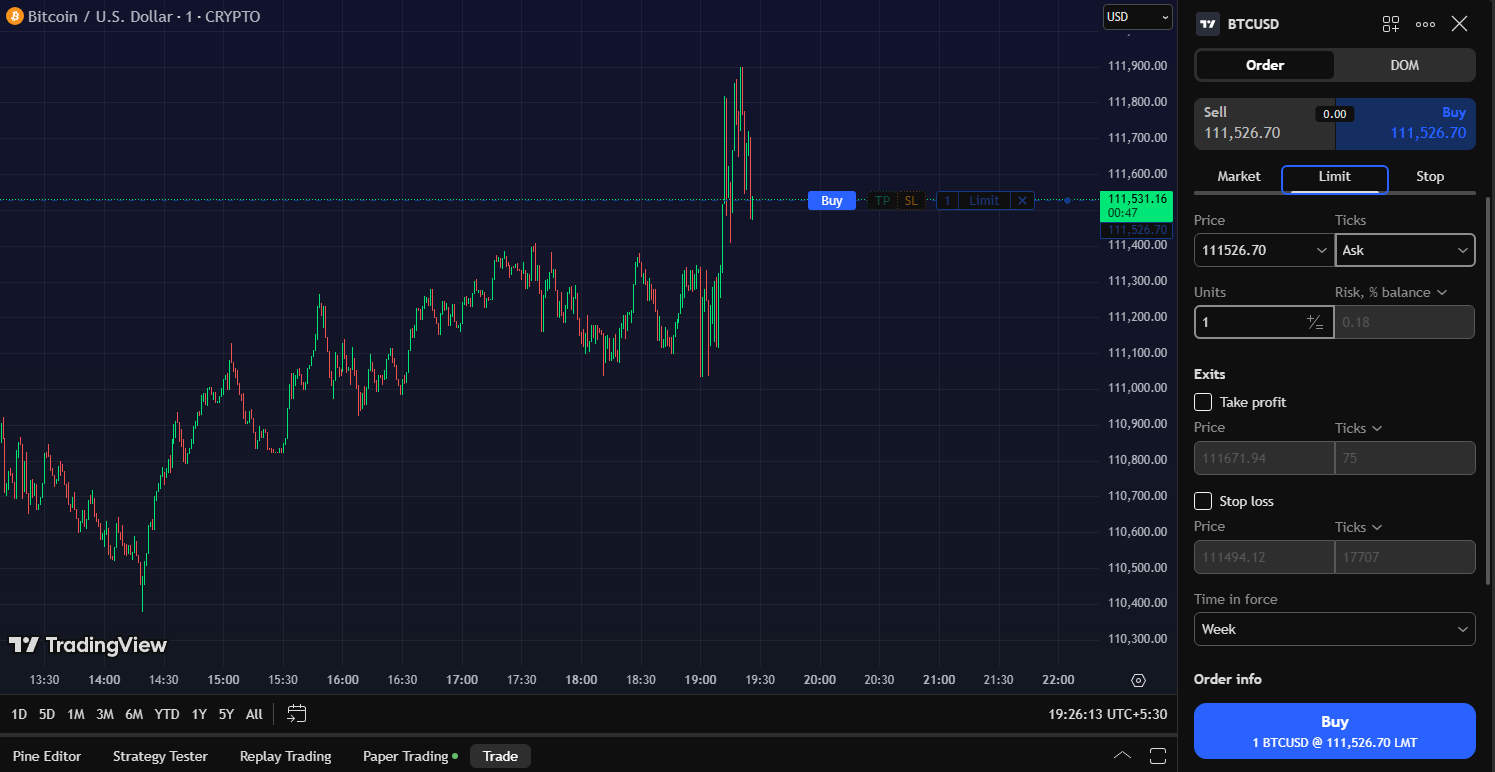 crypto stop-loss order screenshot