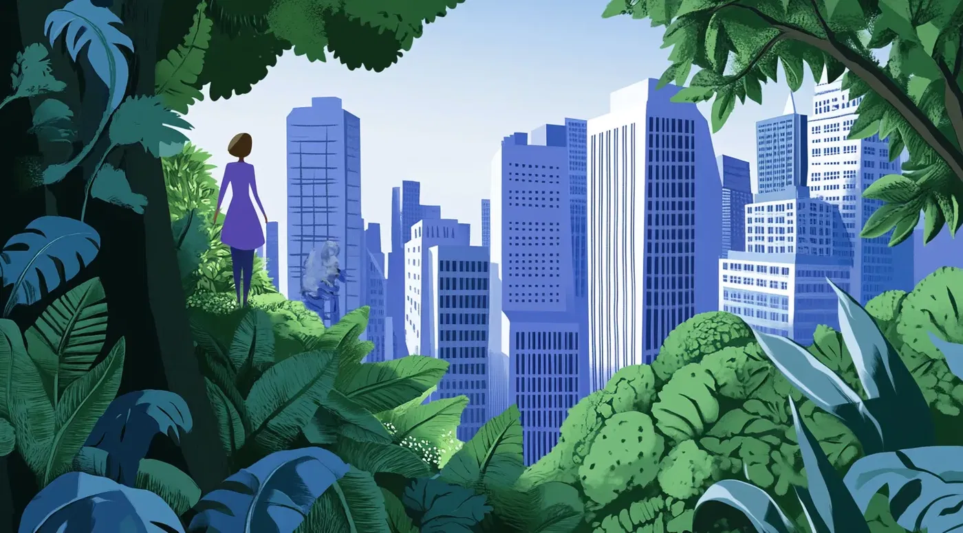 Monad blockchain low gas fees DeFi illustration