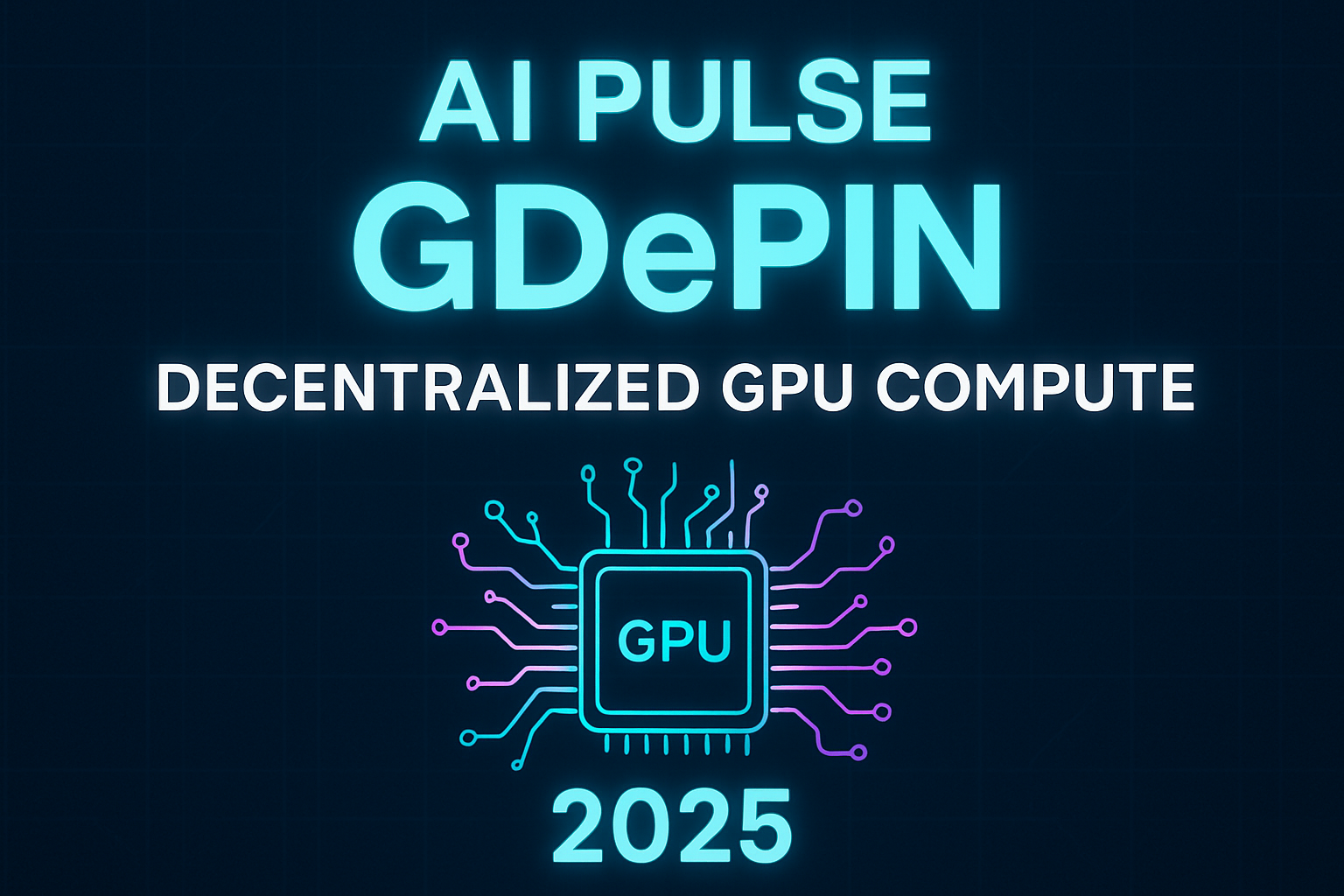 AI Pulse GDePIN decentralized GPU compute 2025