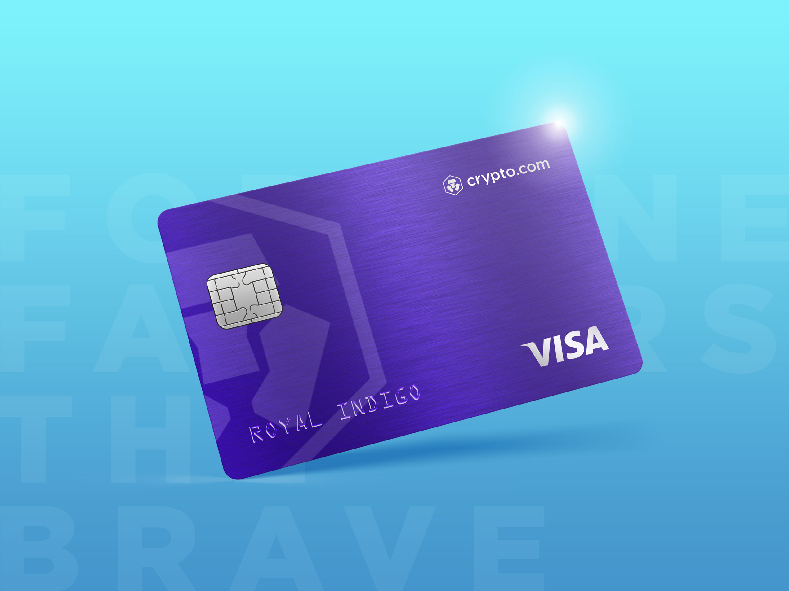 Crypto.com Midnight Blue card physical design