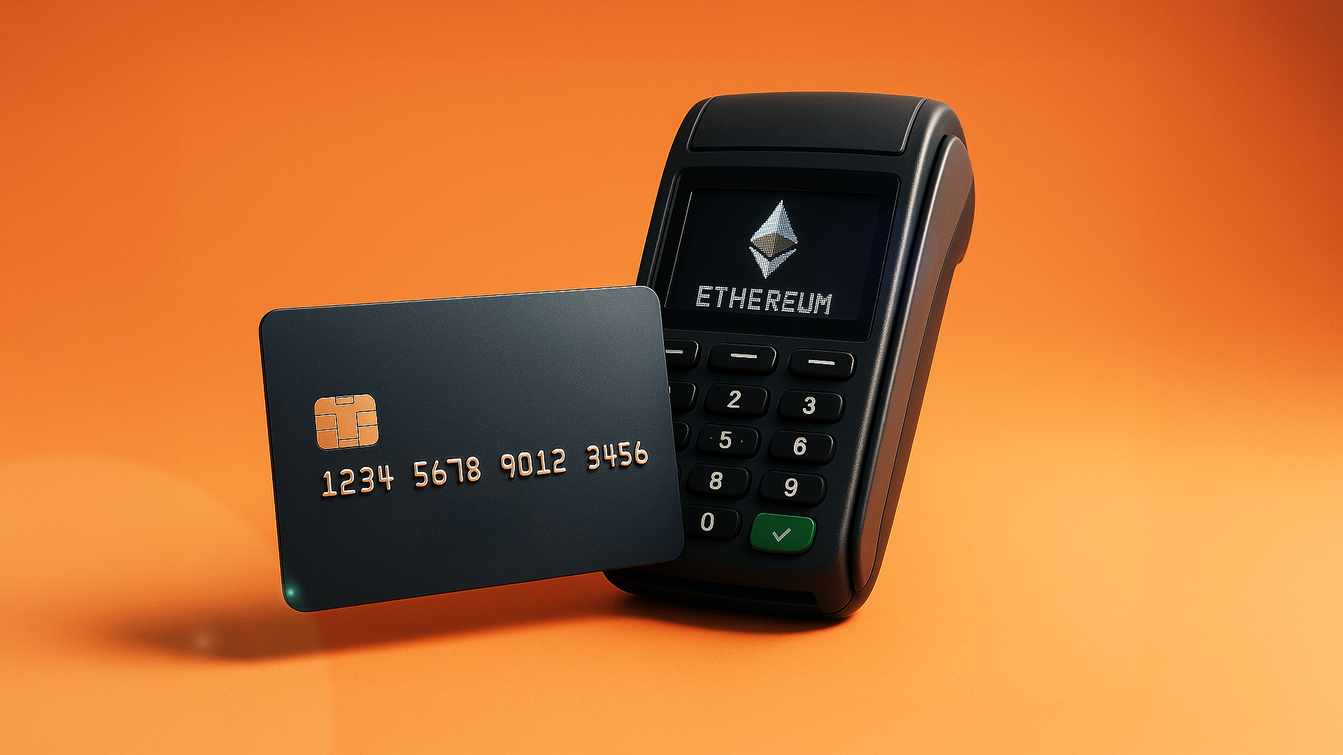 Uquid virtual Visa crypto card interface