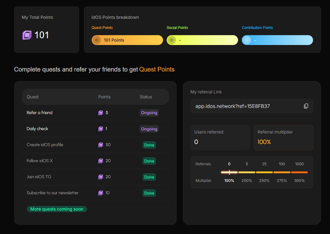 idOS DeFi onboarding user experience
