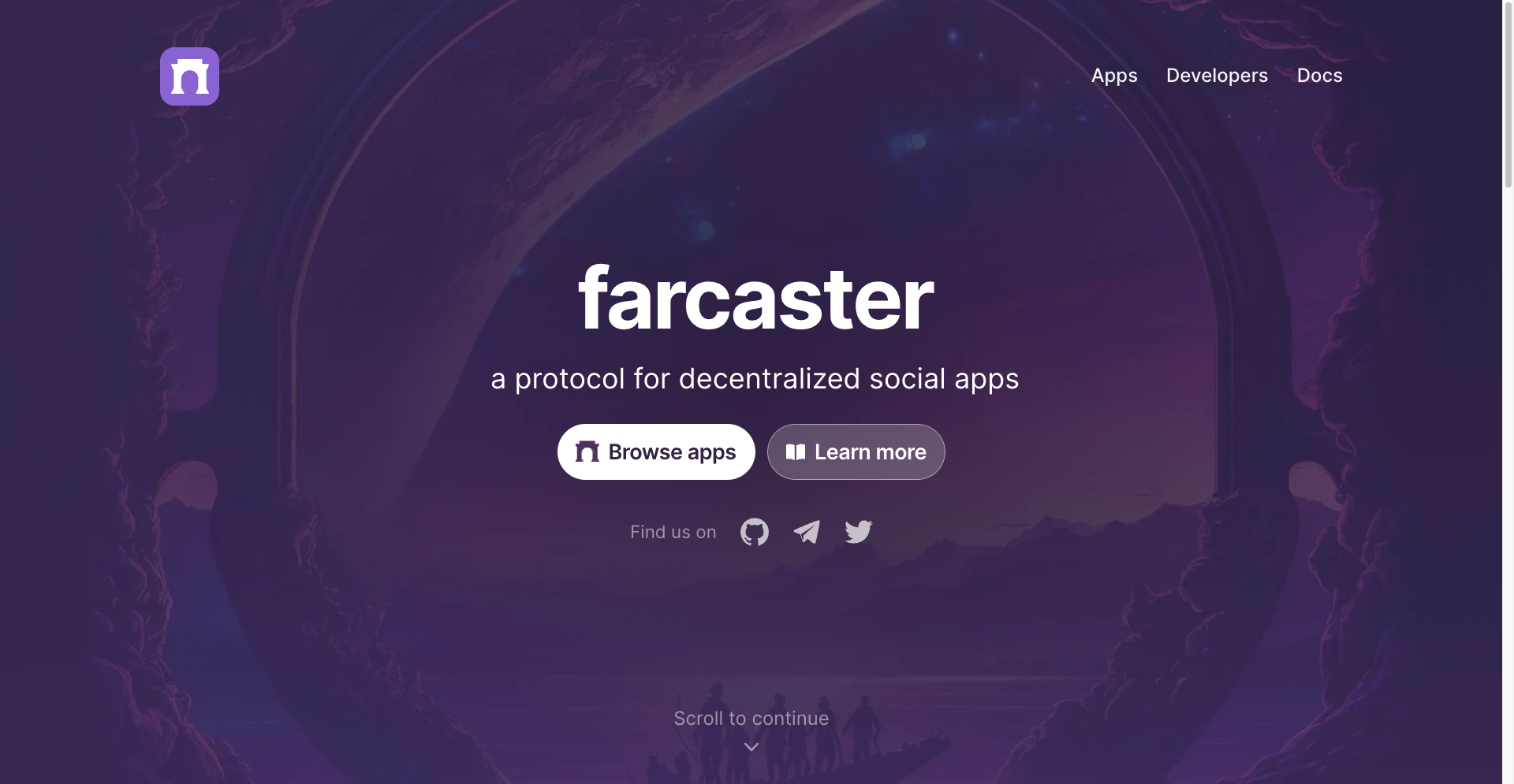 Farcaster free sign up screenshot