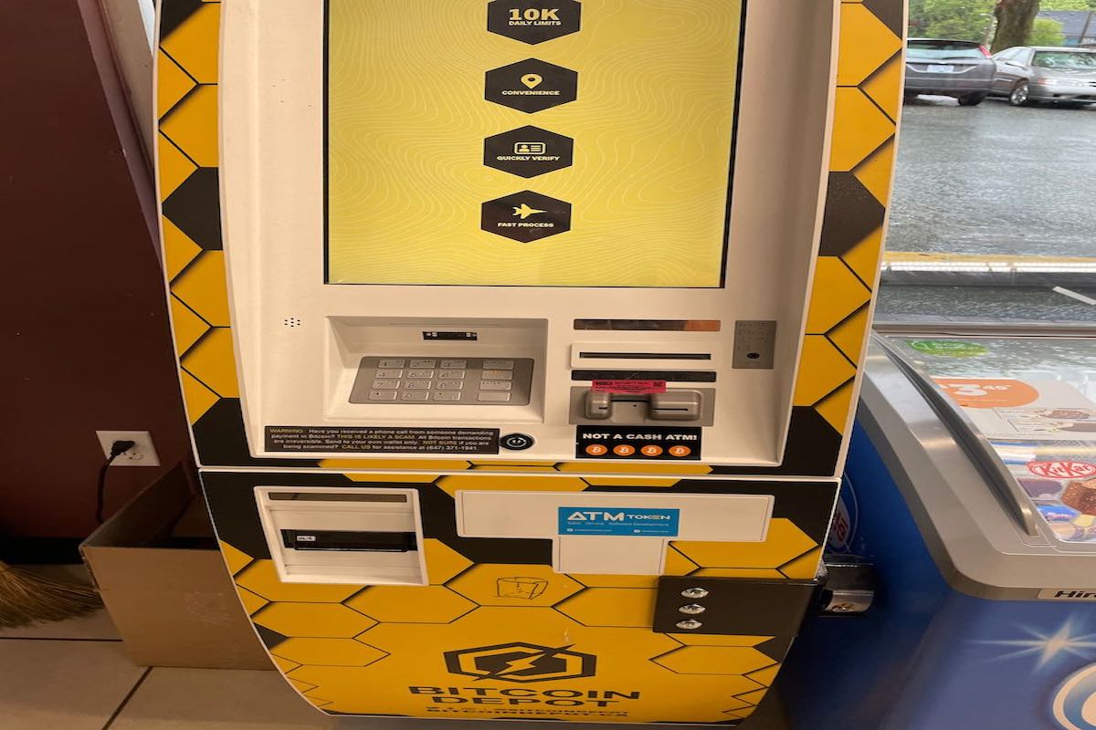 Bitcoin Depot ATM official locator screenshot