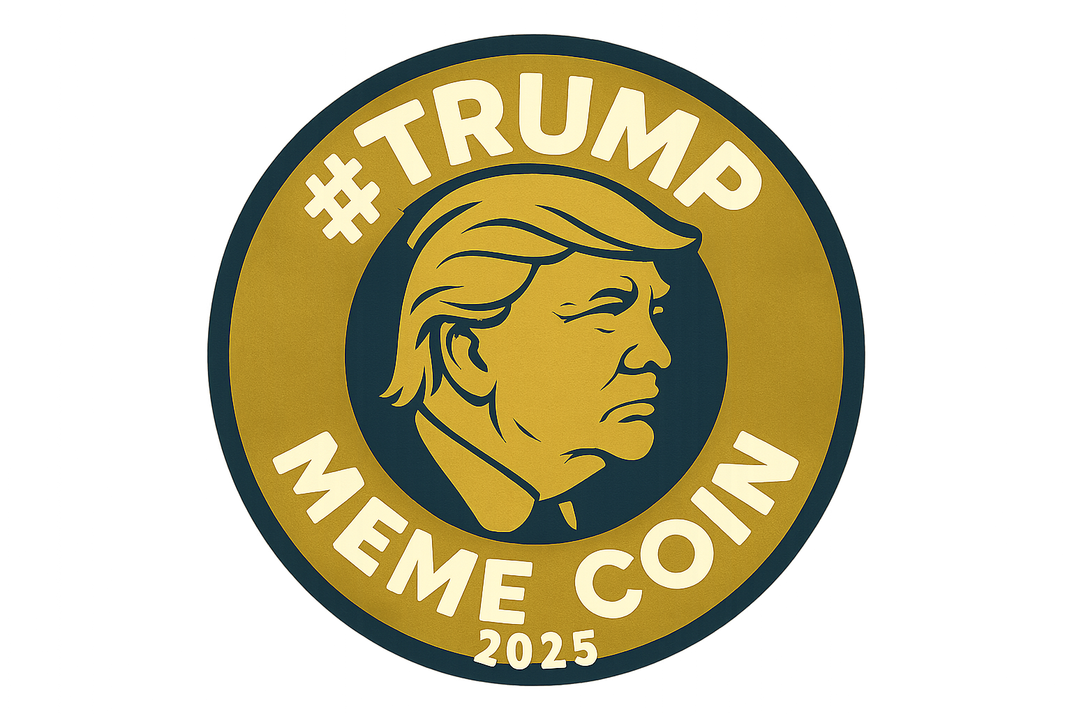 $TRUMP meme coin official logo 2025