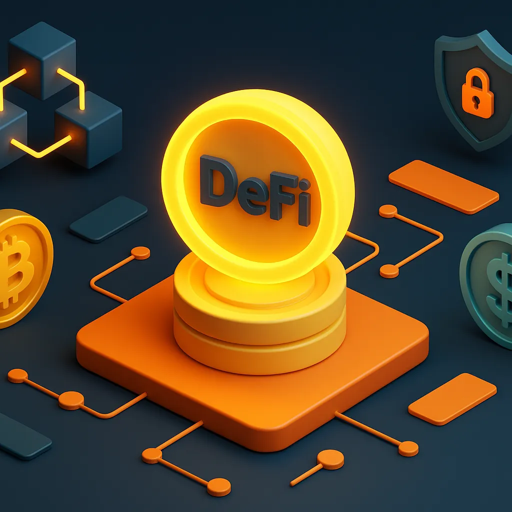 DeFi lending auction encrypted icon