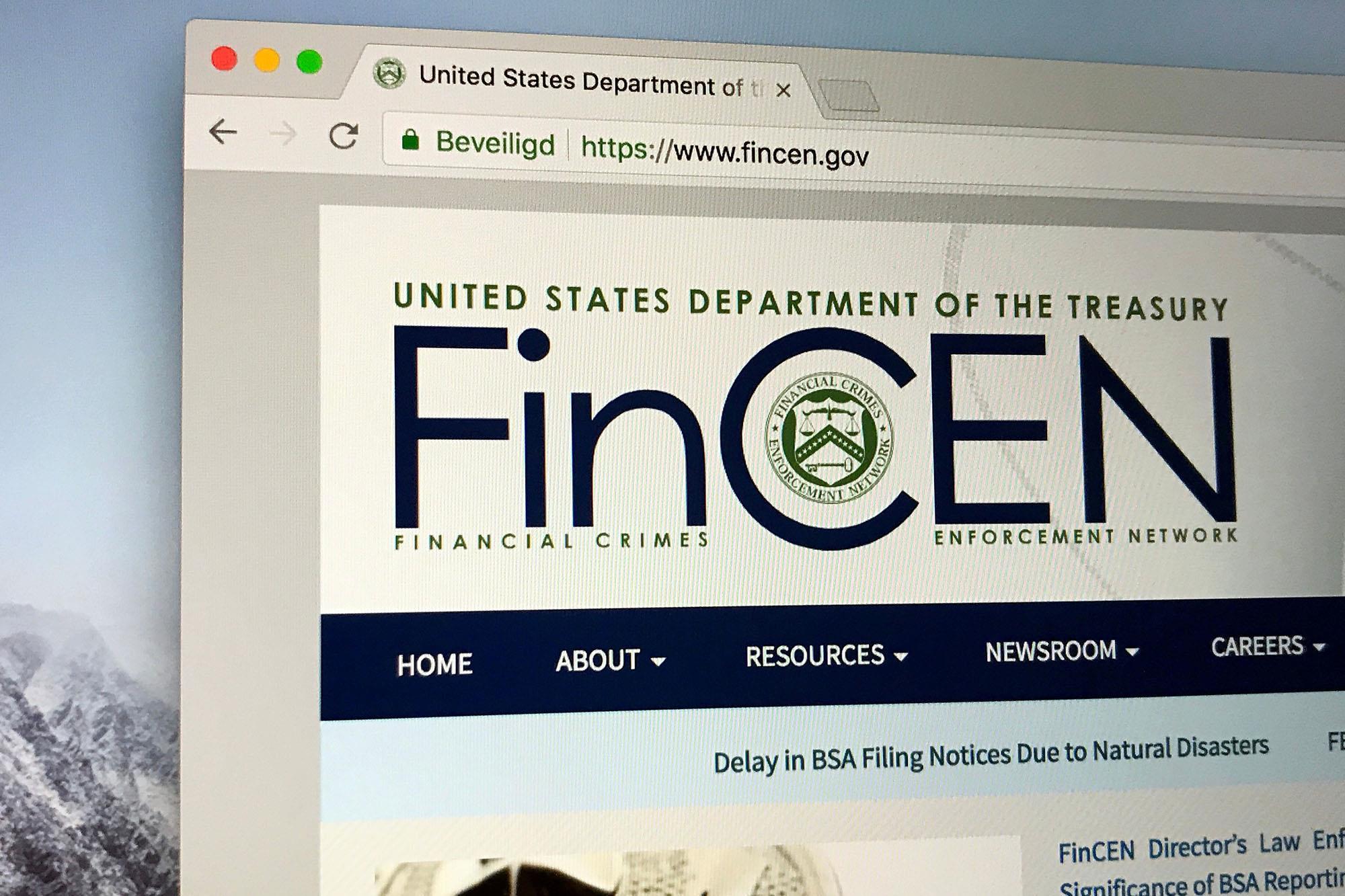 FinCEN BOI database interface screenshot