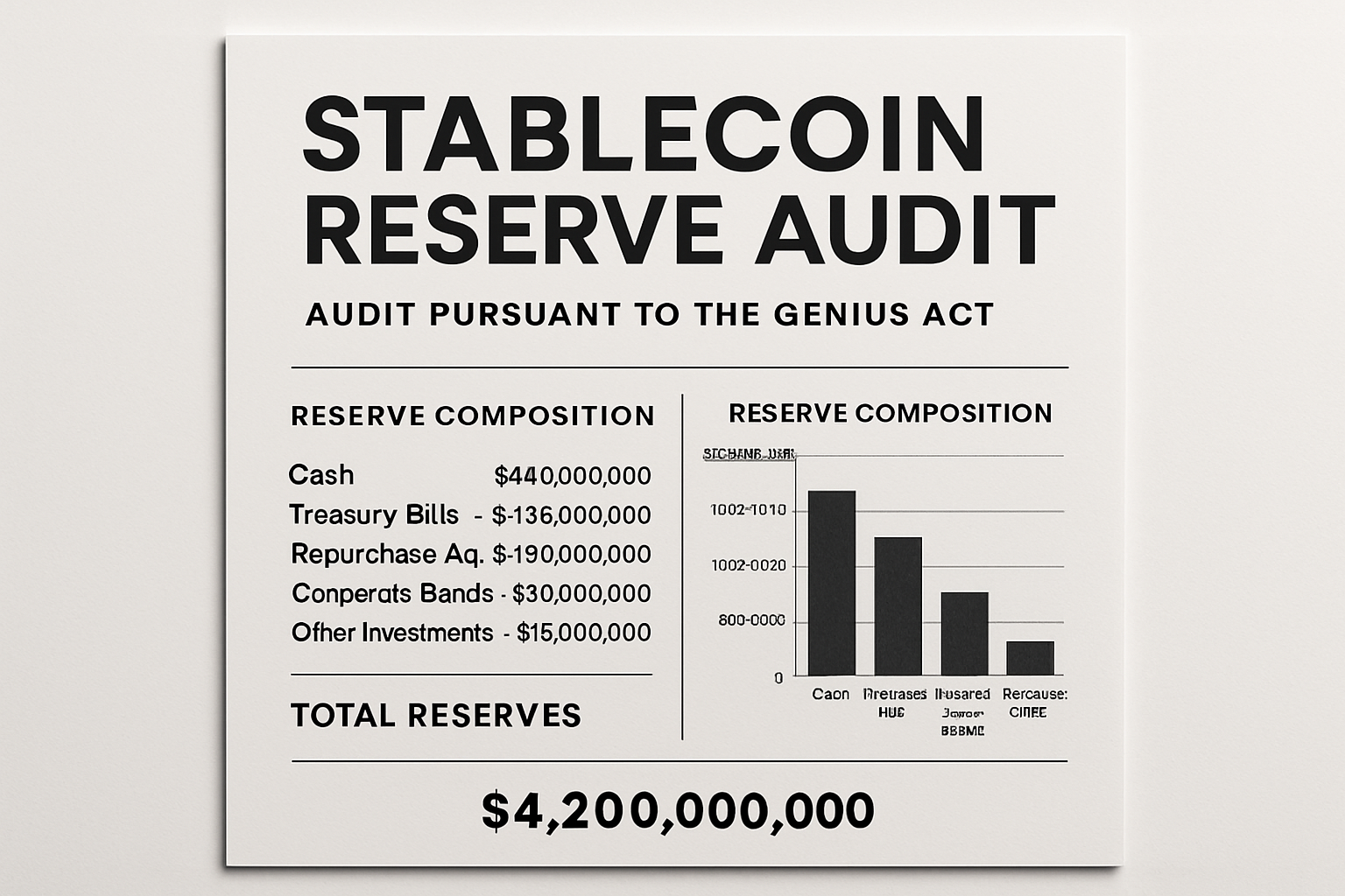stablecoin reserve audit GENIUS Act