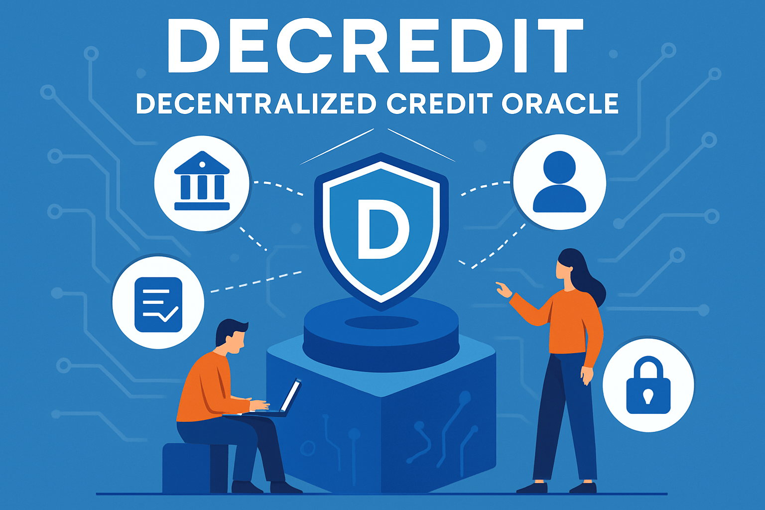 DeCredit decentralized credit oracle illustration