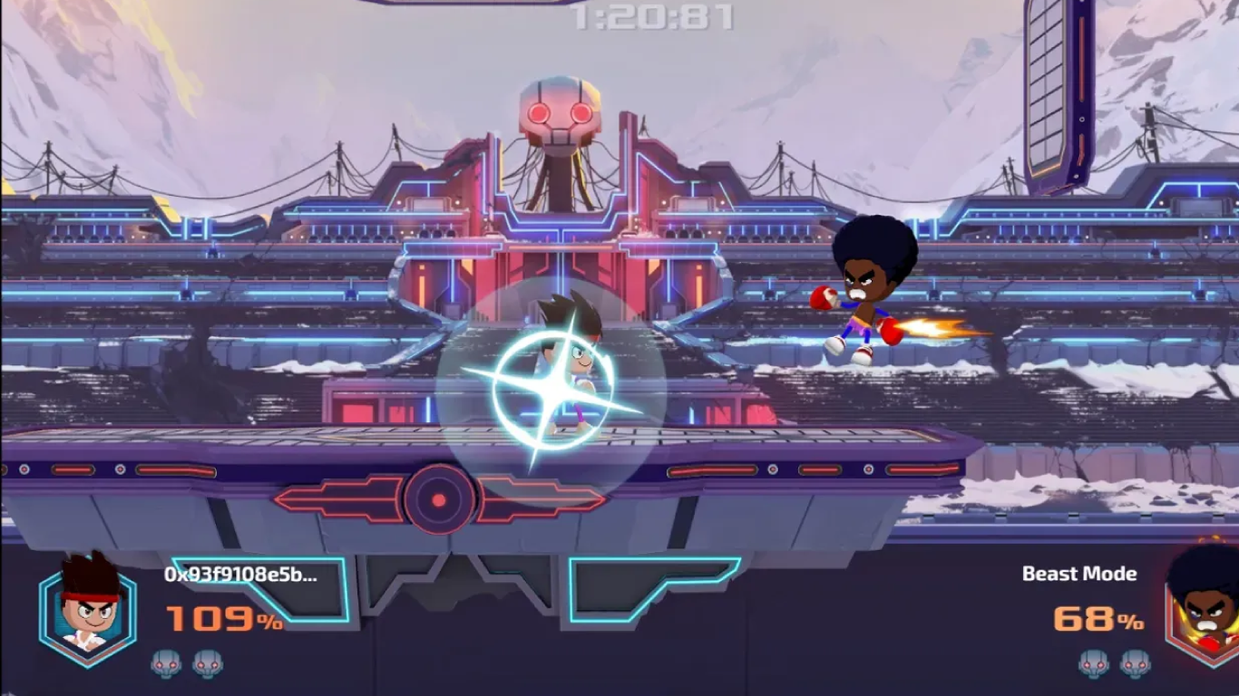 AI Arena Crypto Game NFT battle screenshot