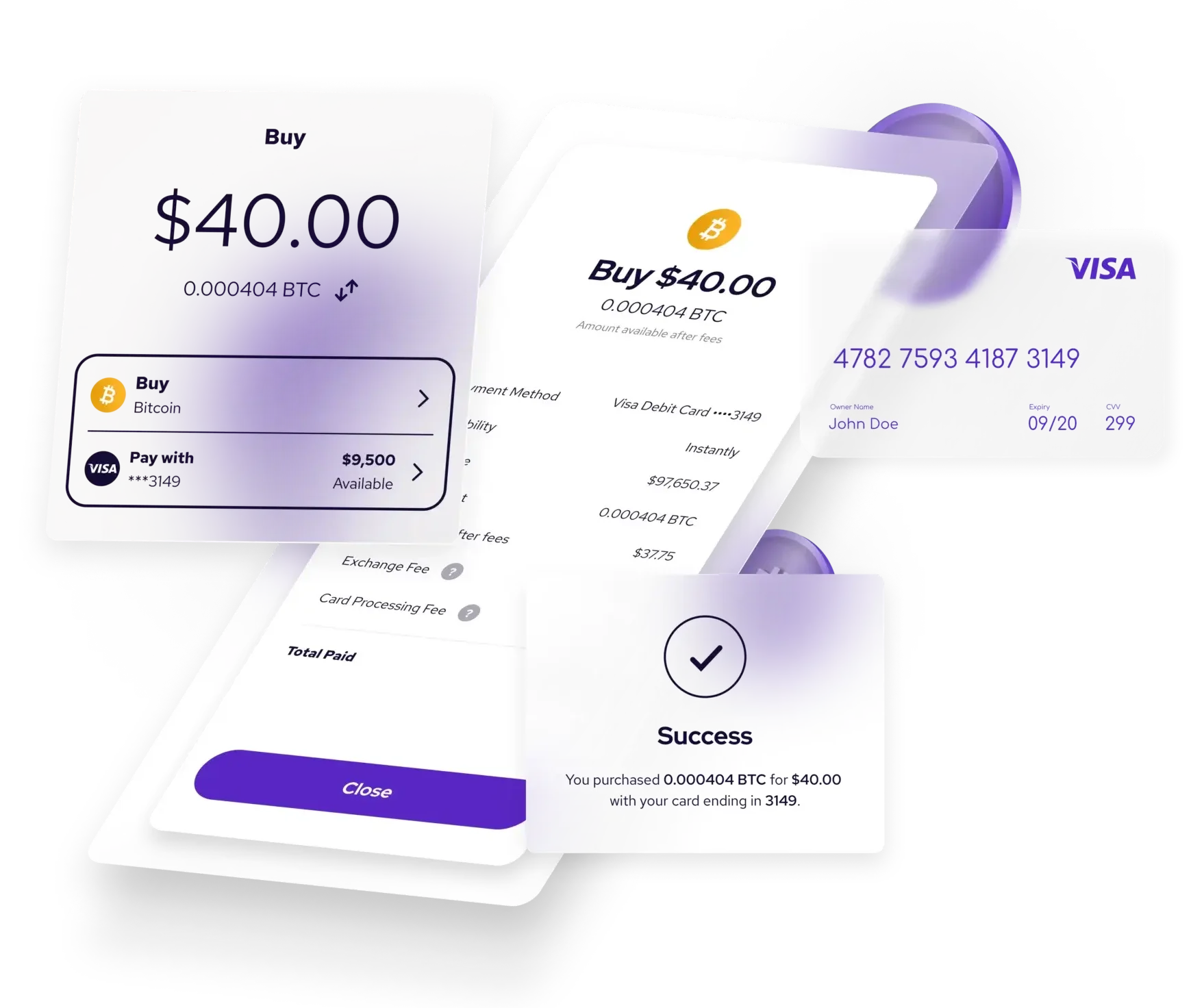 instant crypto business payments