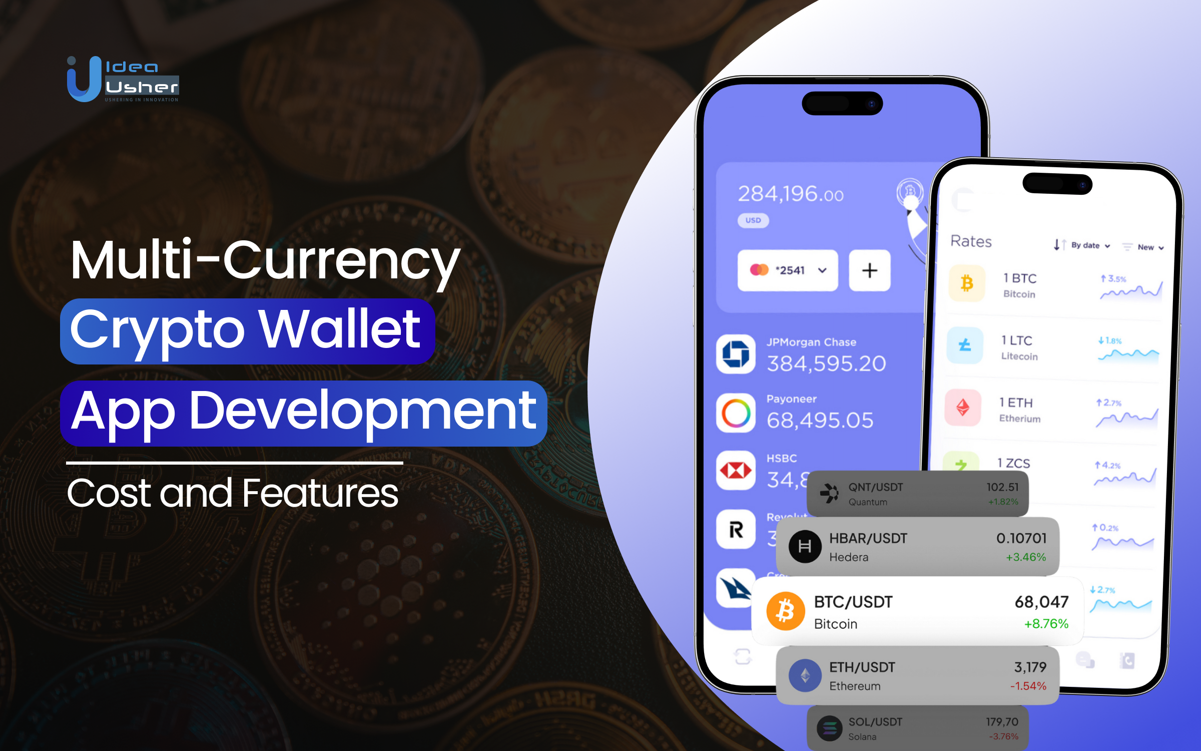 Tap crypto business account multi-currency interface