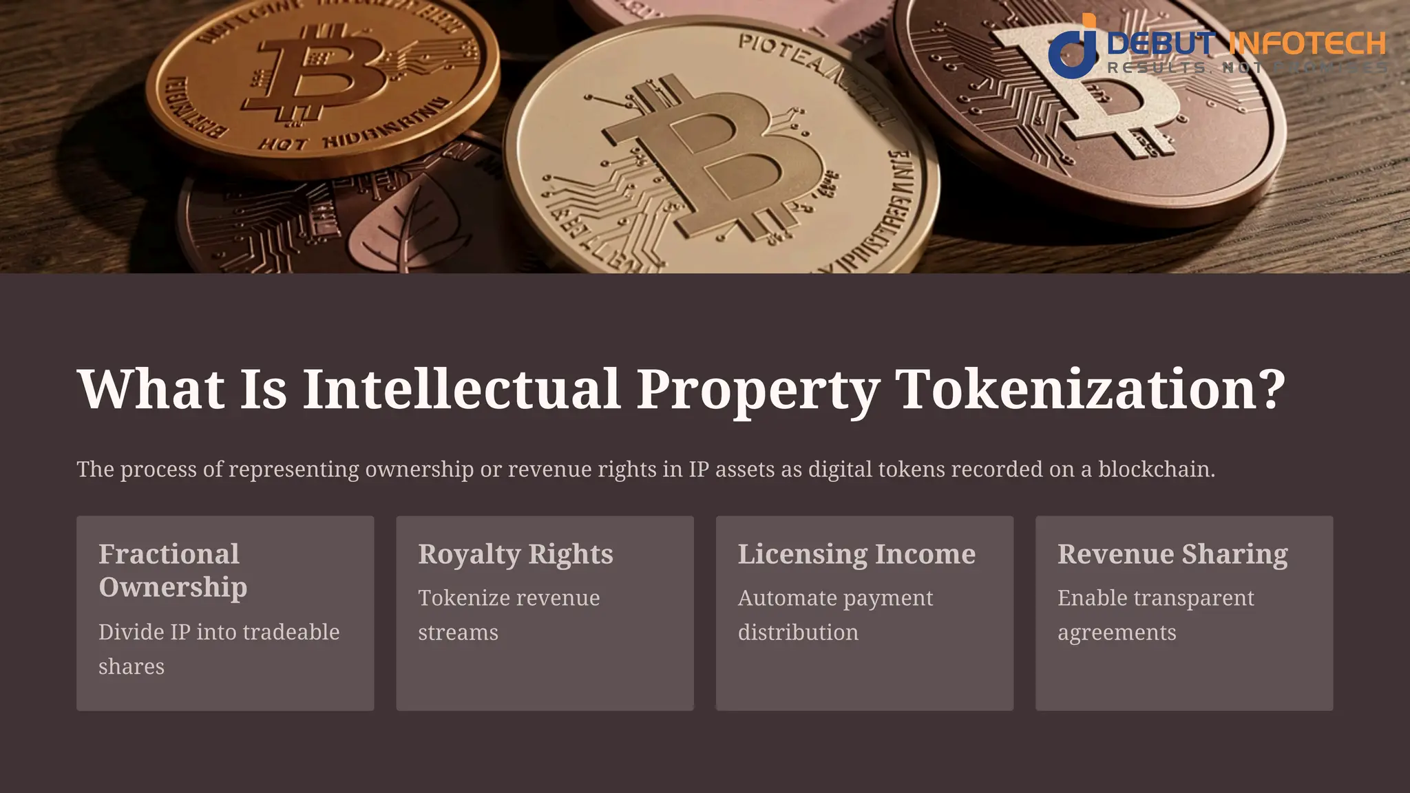 fractional IP ownership blockchain tokens