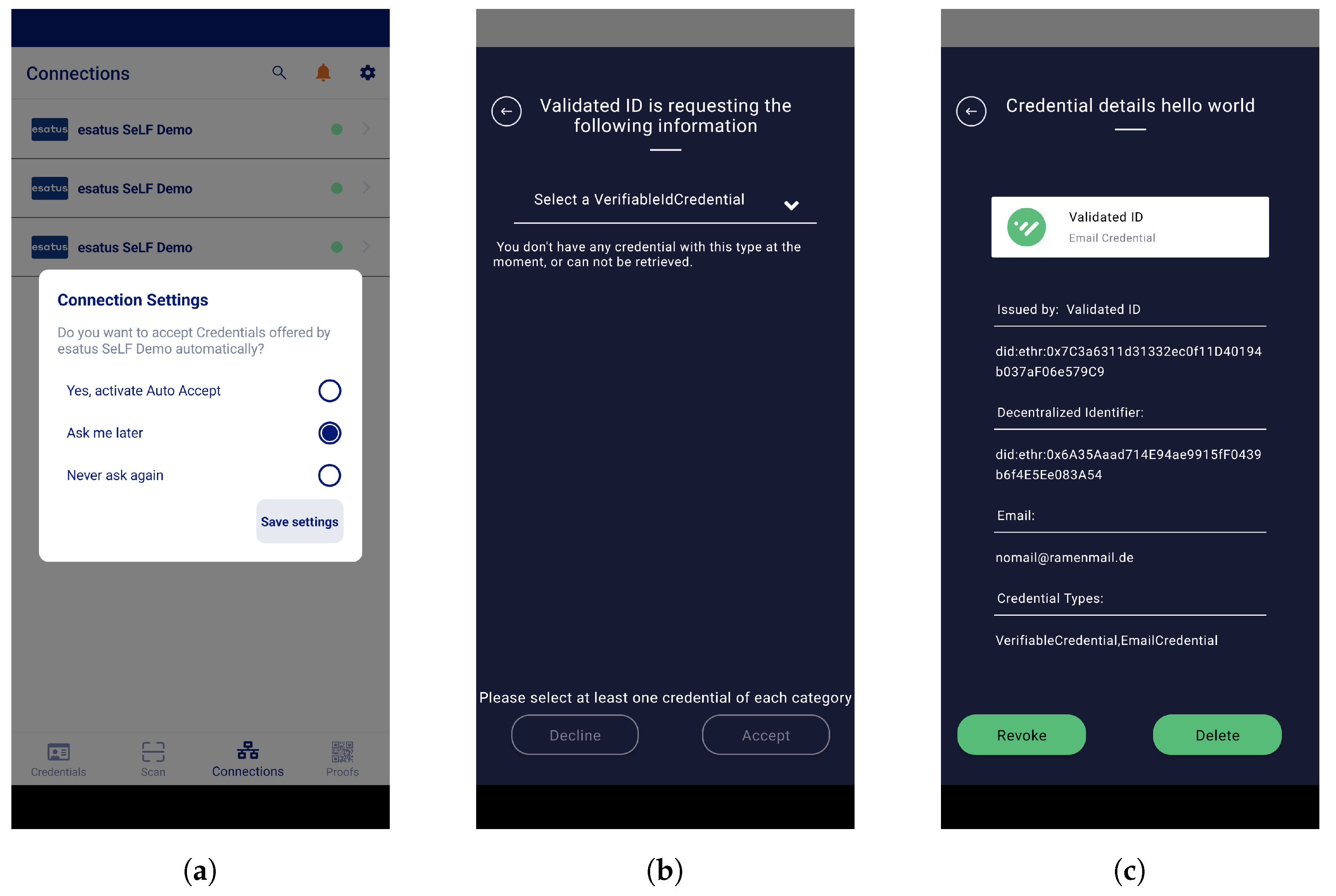 Selective De-Anonymization crypto mixer feature