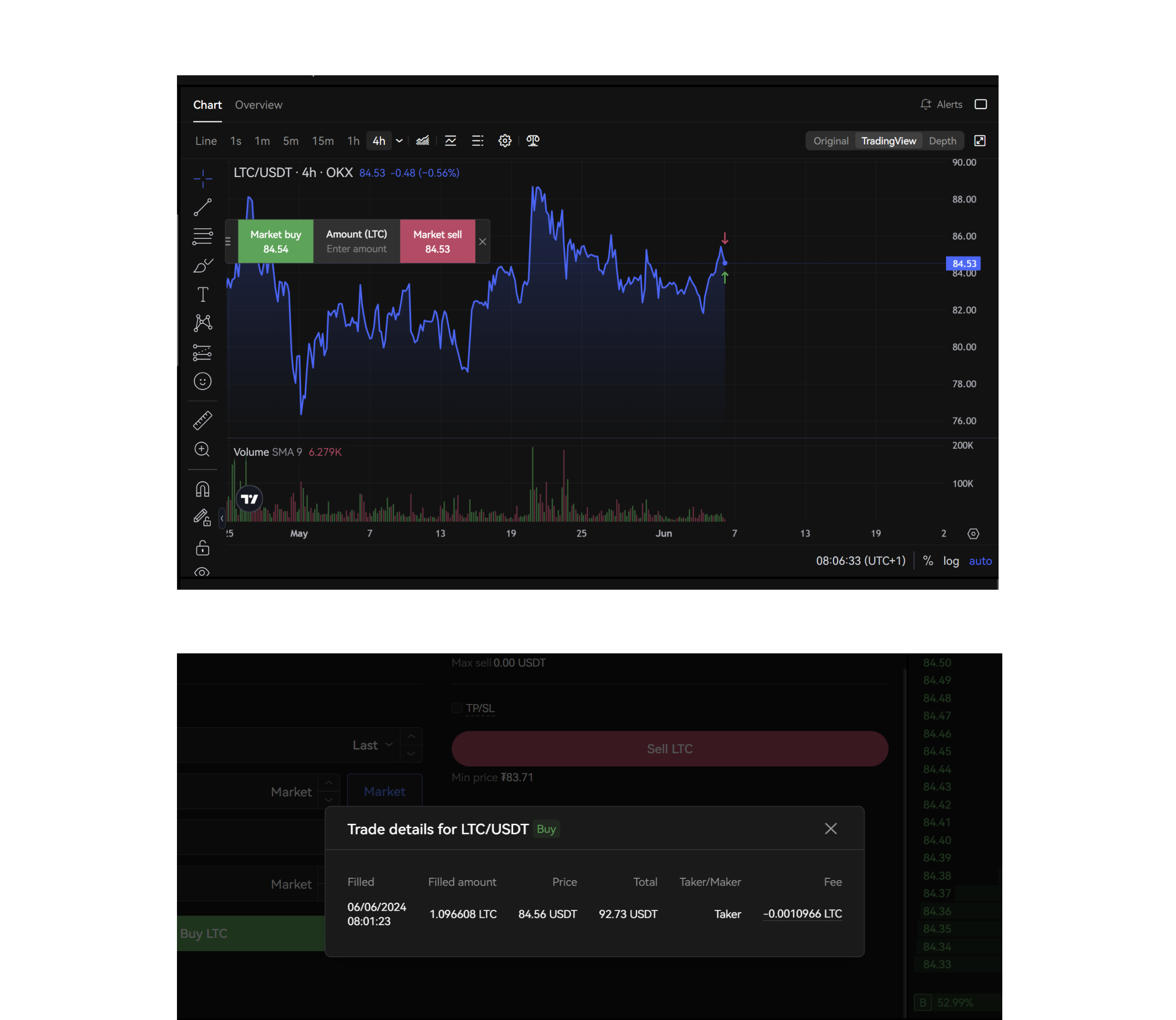OKX recurring buy advanced settings