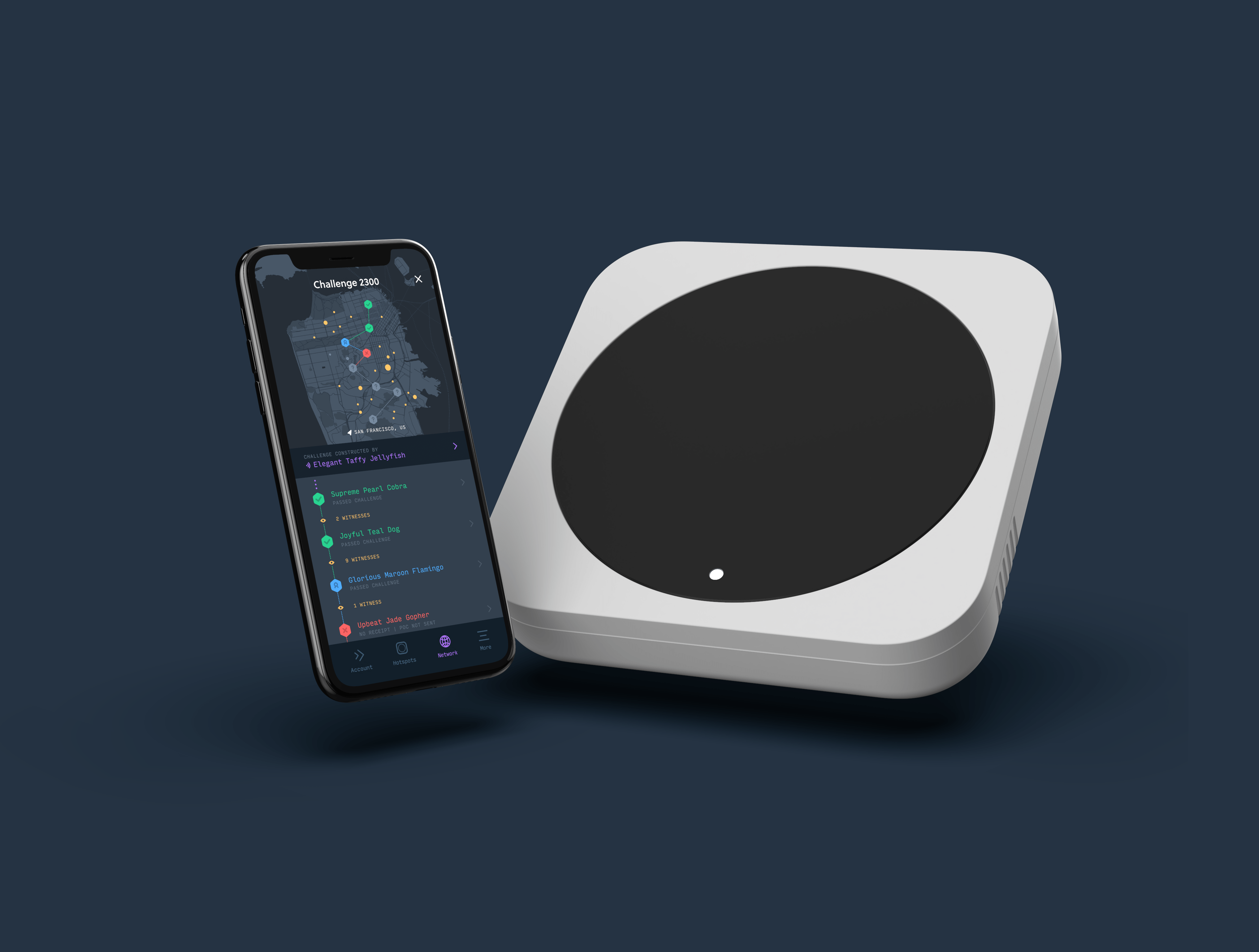 Helium Solana network hotspot device