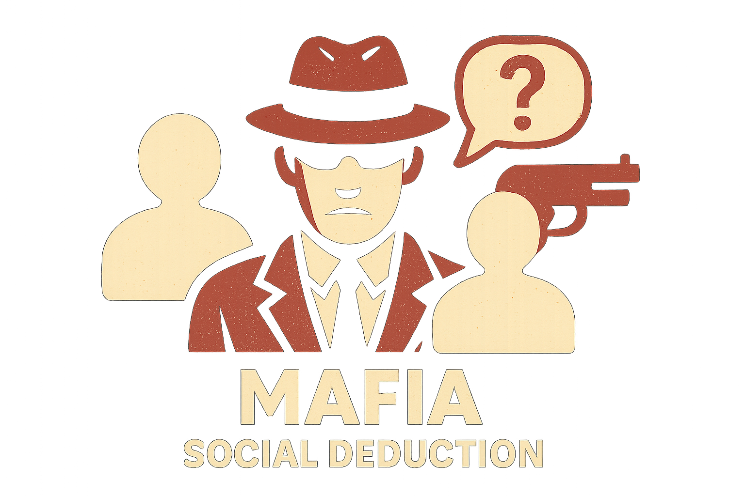 Mafia game icon social deduction