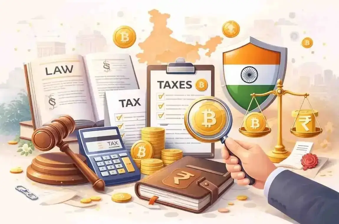 India 1% TDS crypto illustration