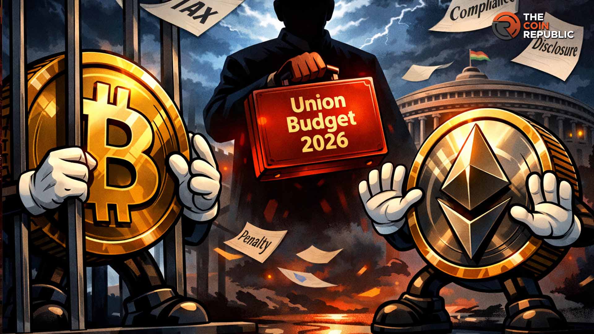 India crypto tax penalty fine graphic