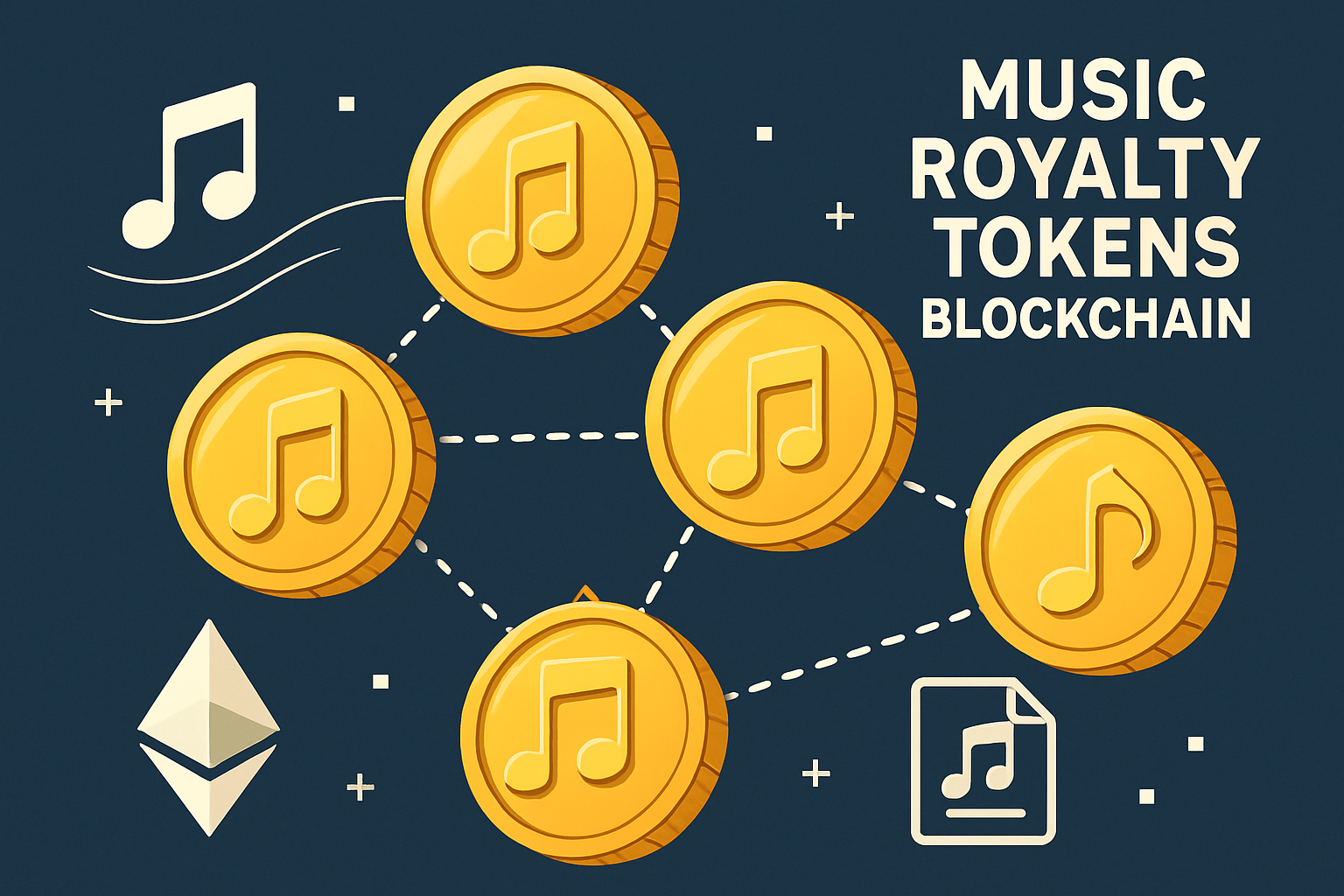 music royalty tokens blockchain