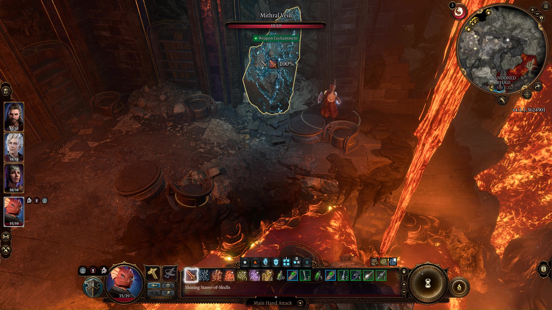 Baldur's Gate 3 Grymforge Adamantine Forge activation player screenshot