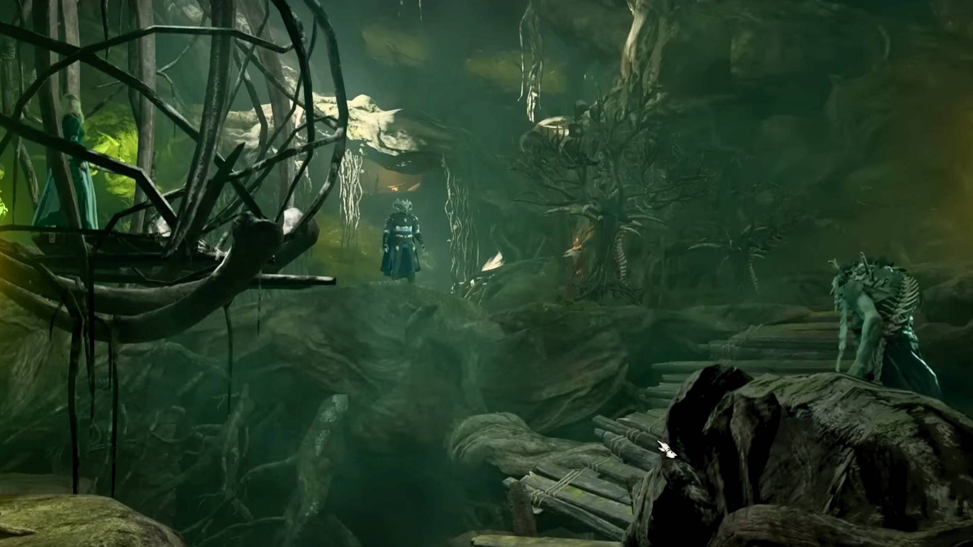 Baldur's Gate 3 Swamp Hag Cottage Feywild interior player screenshot