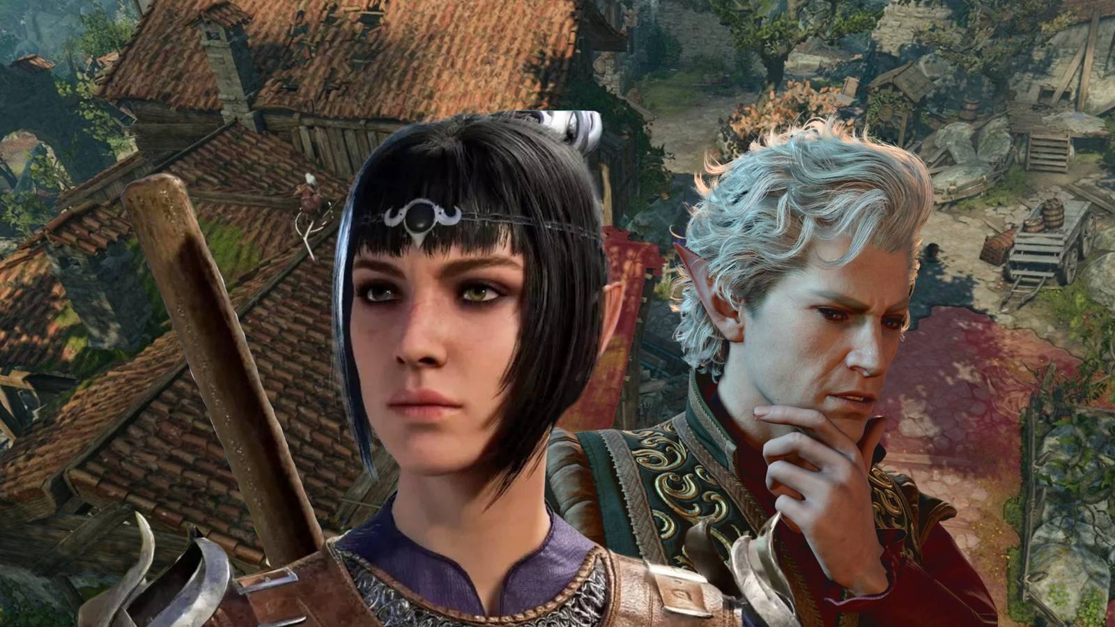 BG3 Astarion ambush woods dusk player screenshot