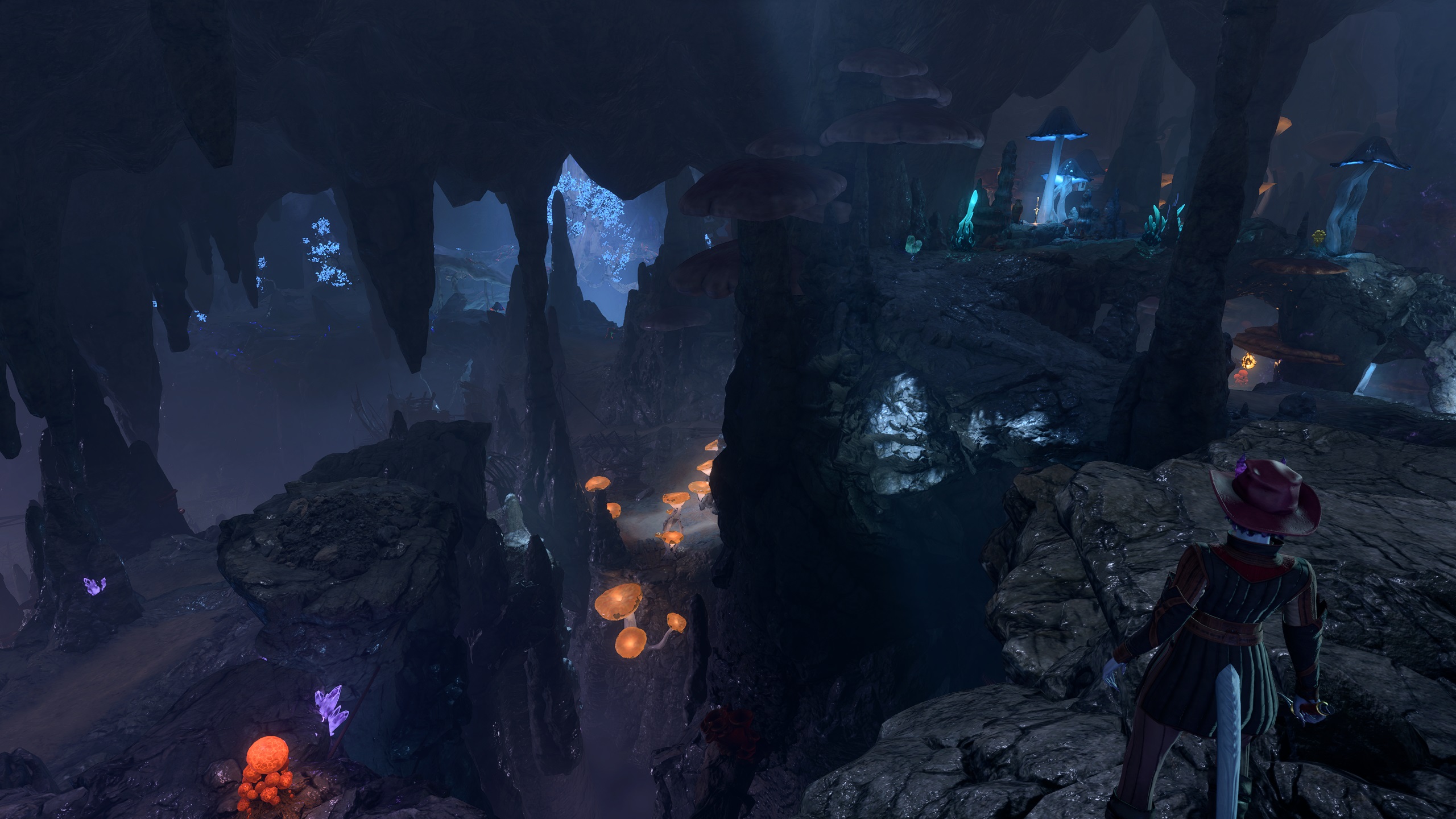 BG3 Underdark Myconid colony glow player screenshot