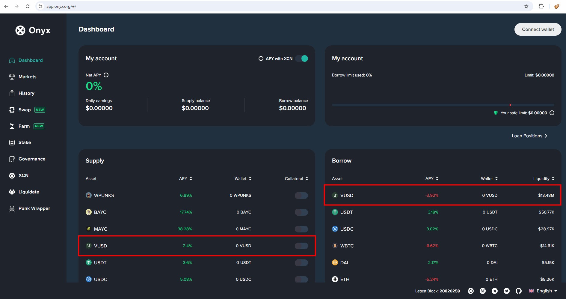 ONyc token sUSDe yield transparency blockchain