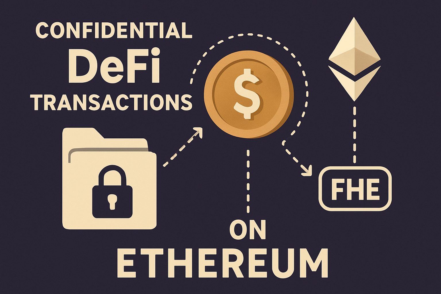 Confidential DeFi transactions with FHE on Ethereum