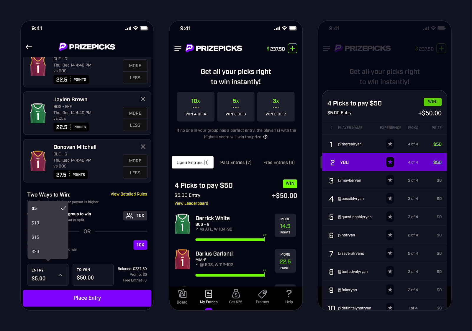 PrizePicks app esports sign up screen