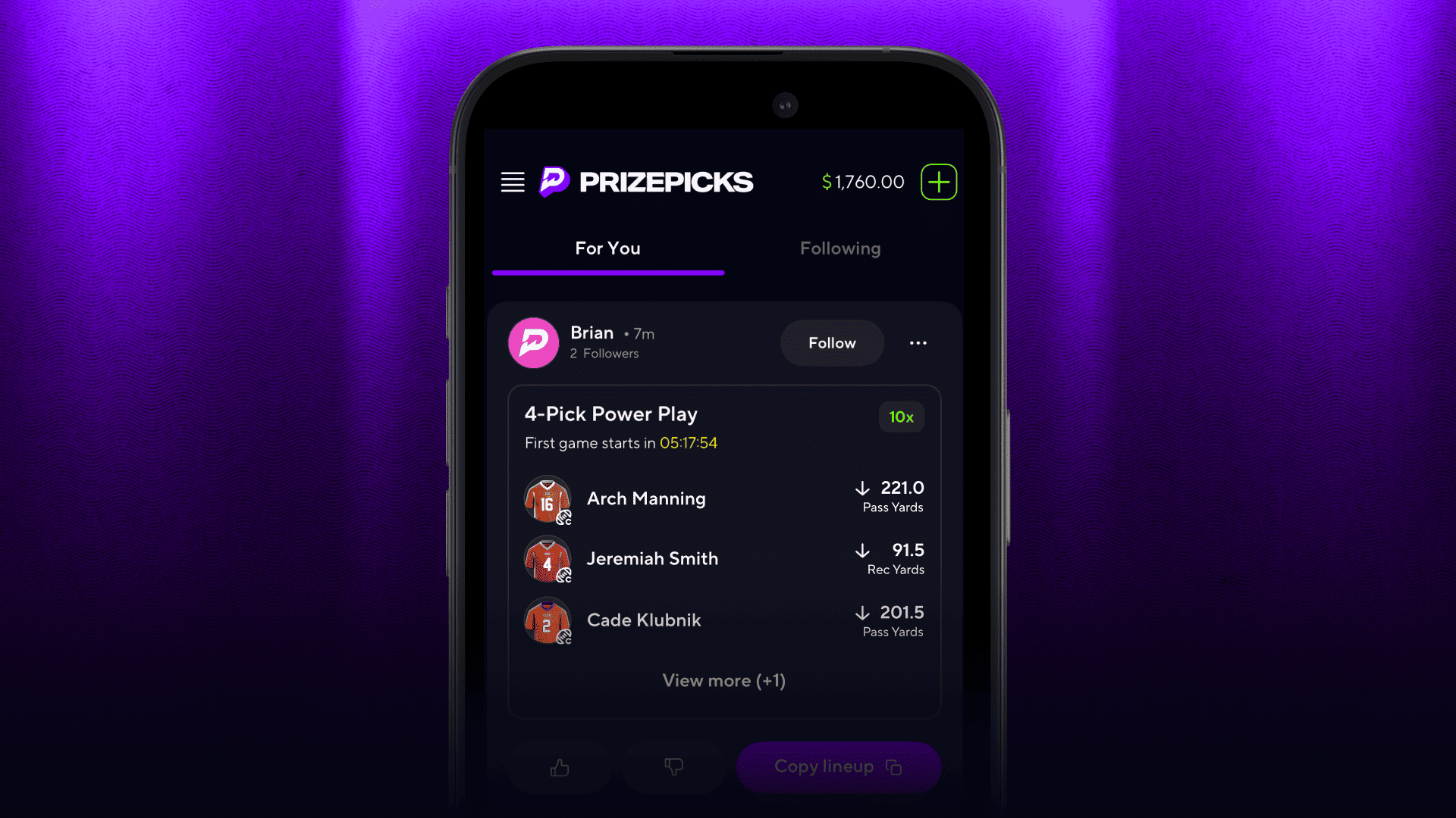 PrizePicks app location eligibility screenshot