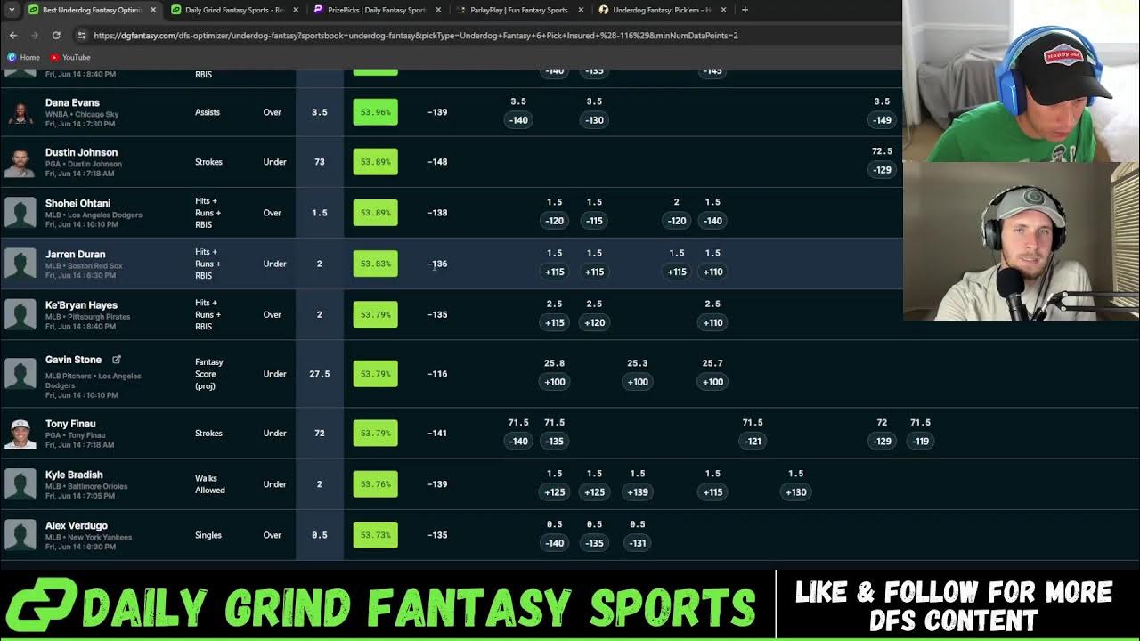 PrizePicks esports lineup builder