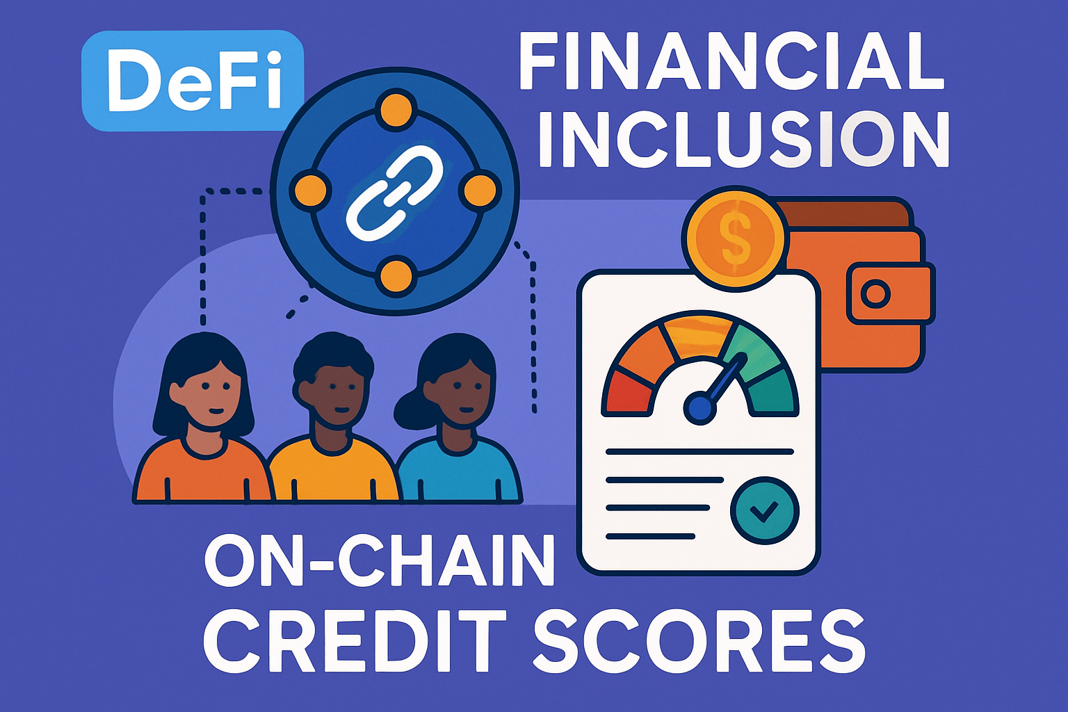 DeFi financial inclusion on-chain credit scores