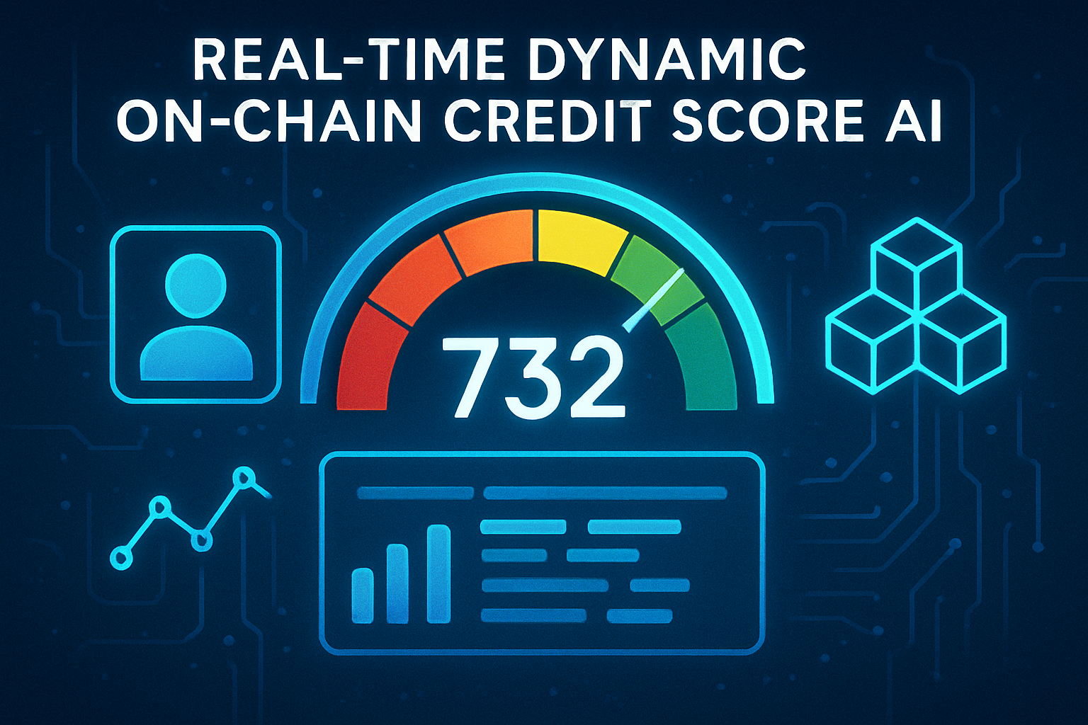 real-time dynamic on-chain credit score AI