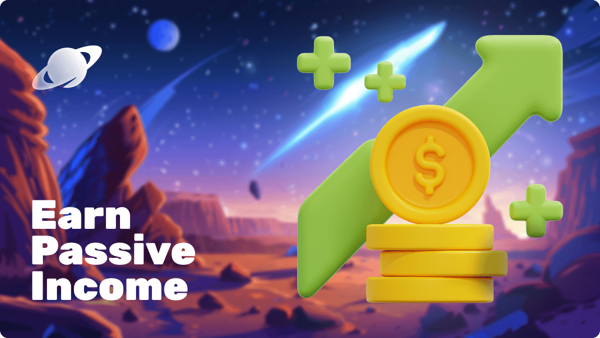 passive income rewards crypto icon