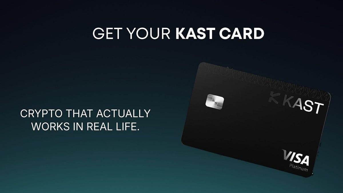 KAST crypto debit card