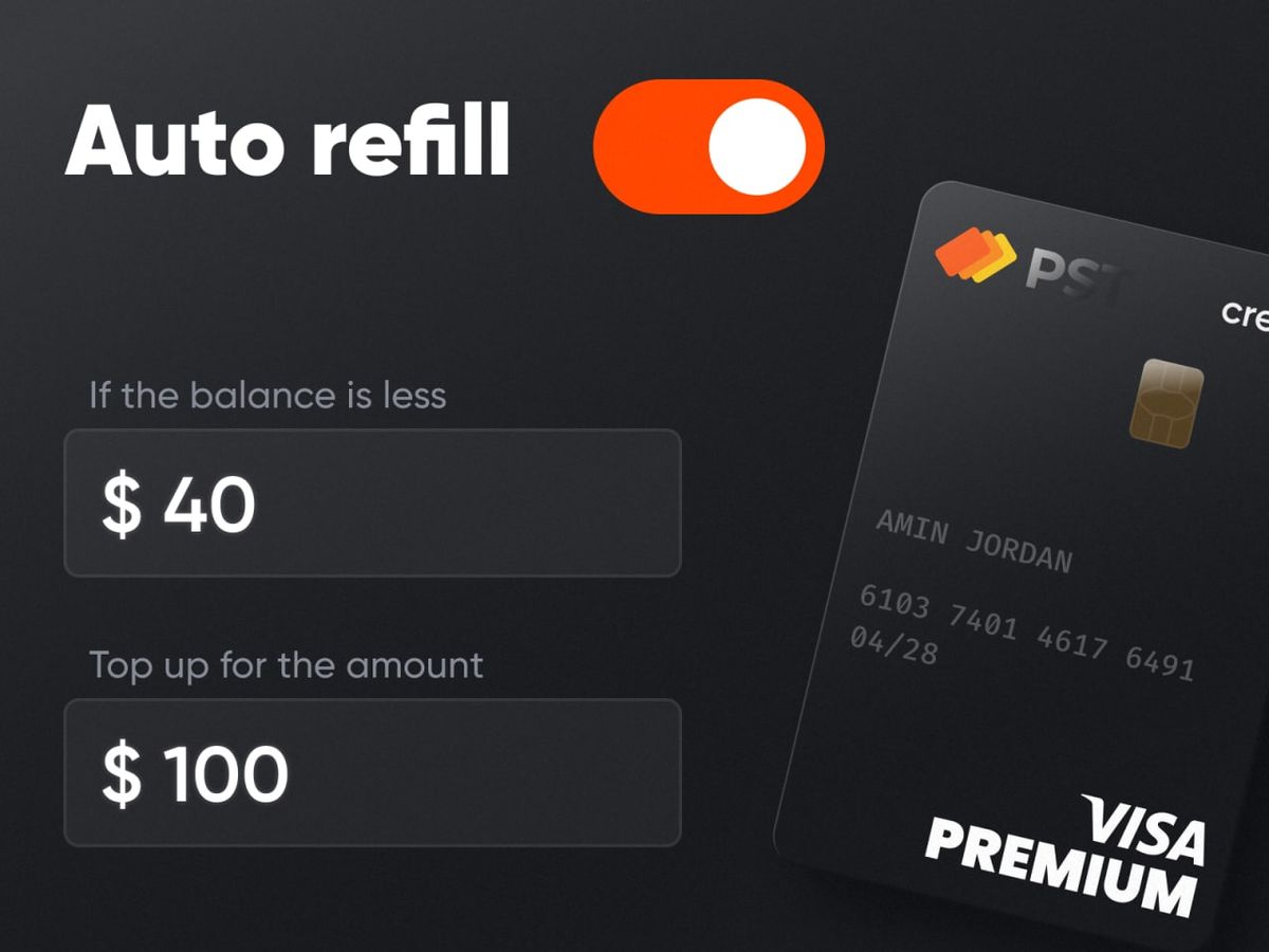 PST.NET virtual USDT card