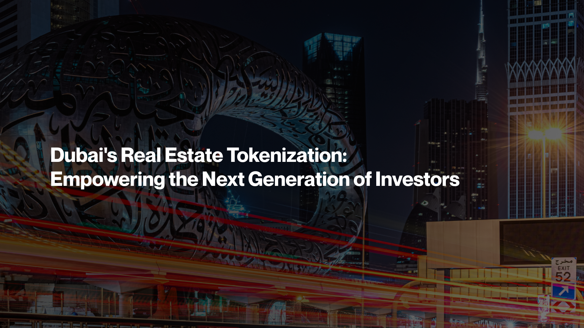Dubai luxury real estate tokenization