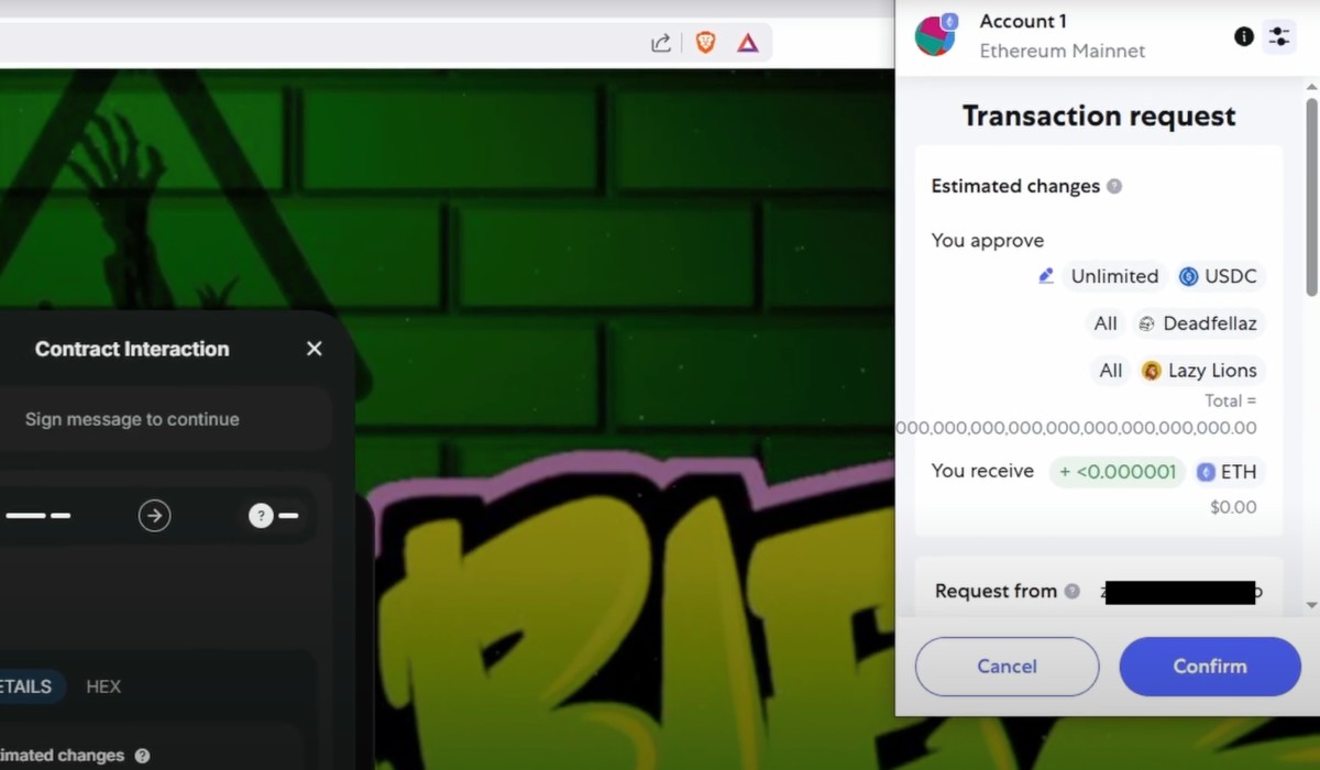 Revoke.cash EIP-7702 checker screenshot