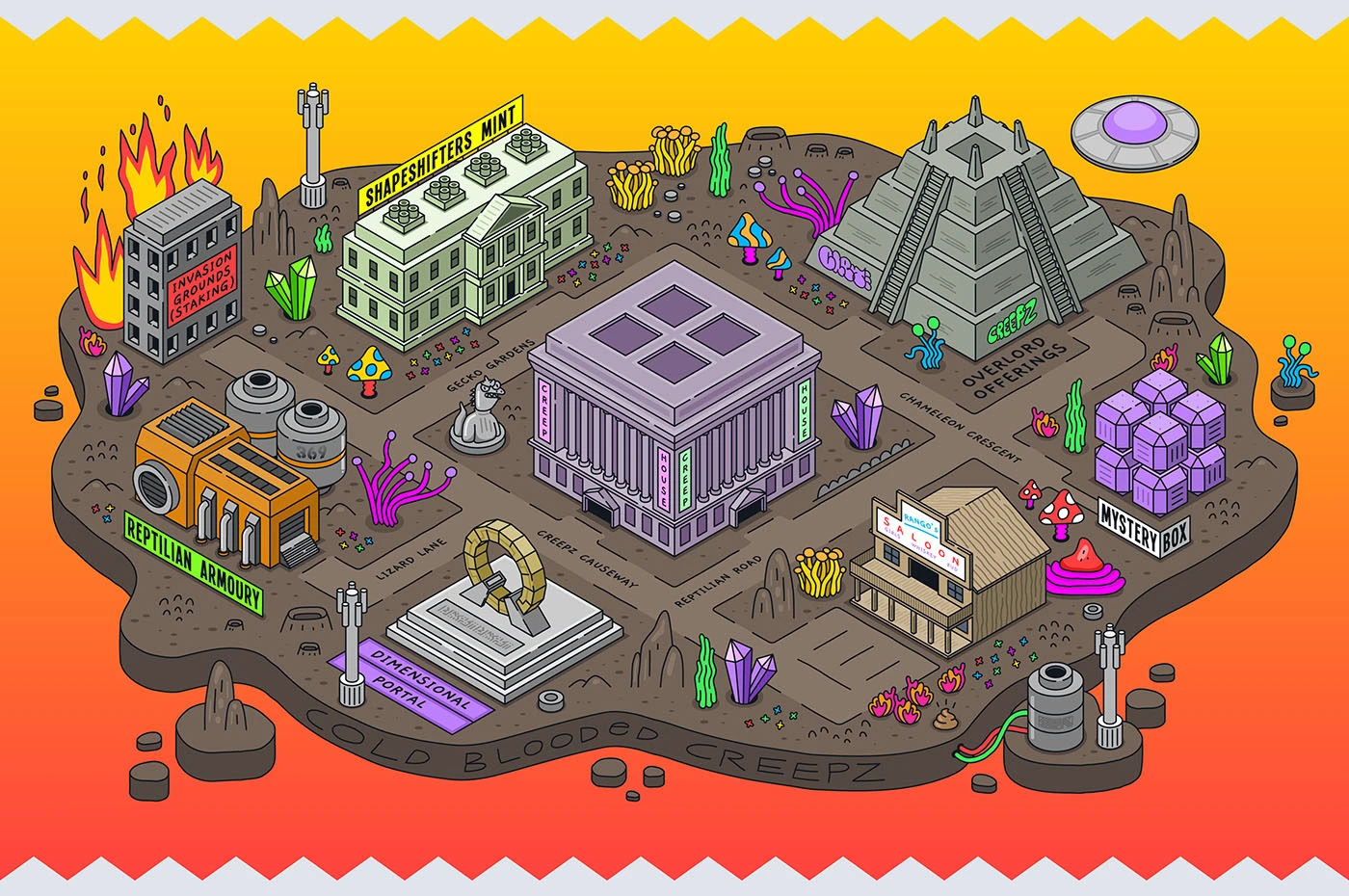 Creepz NFT mutants artwork