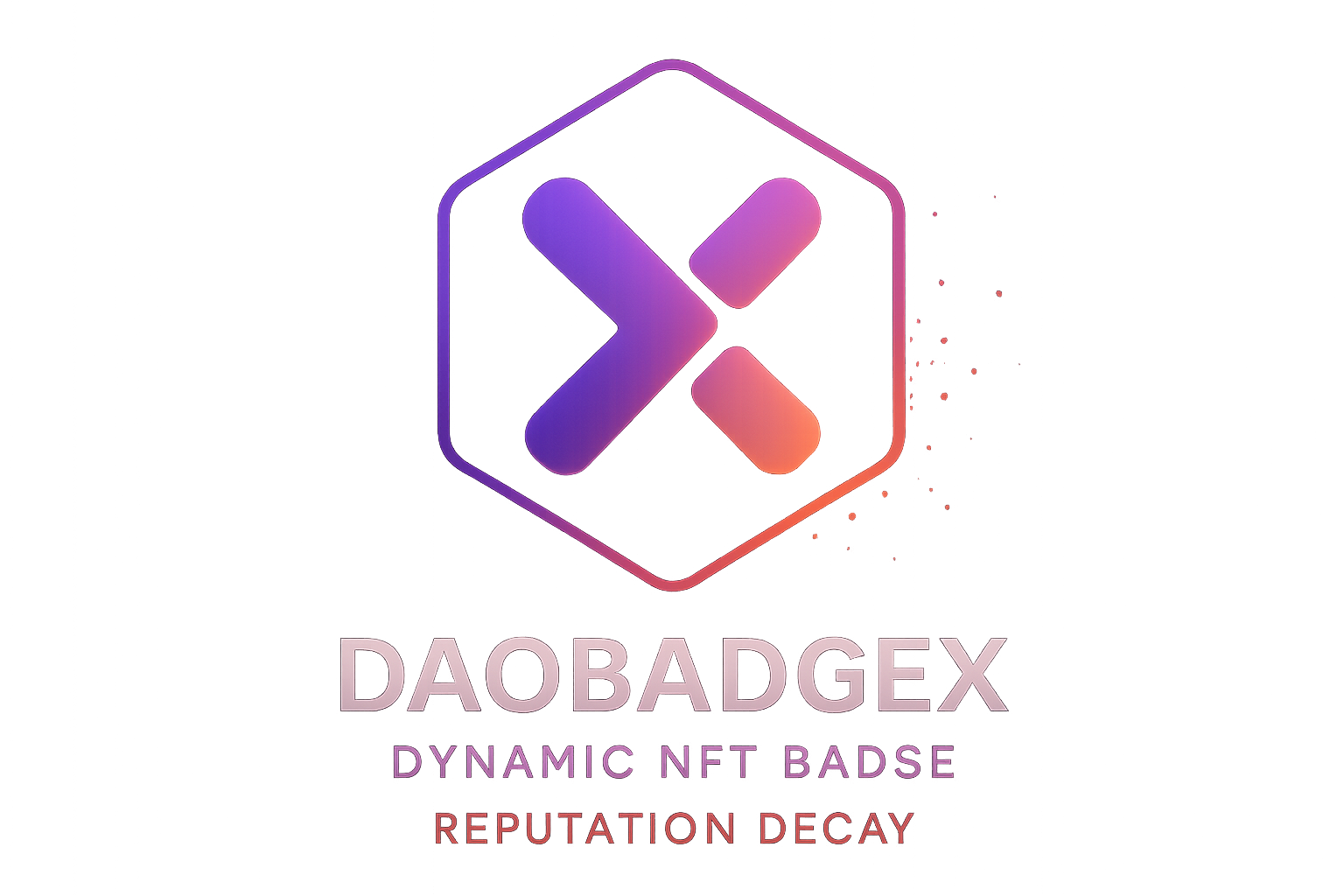 DAOBadgeX dynamic NFT badge reputation decay