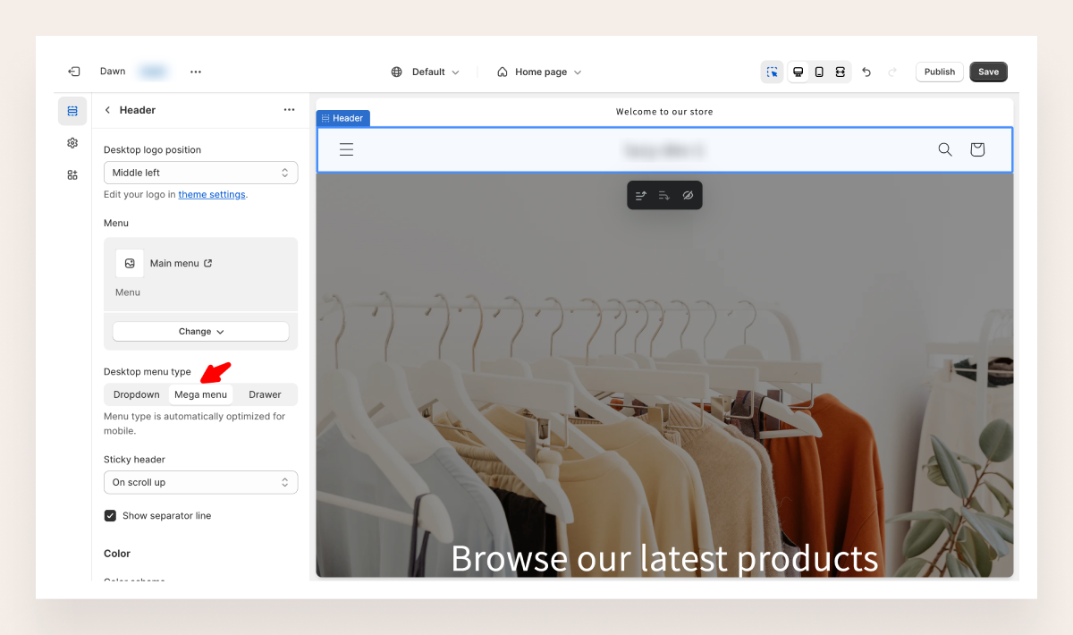 DAWN Internet referral program interface