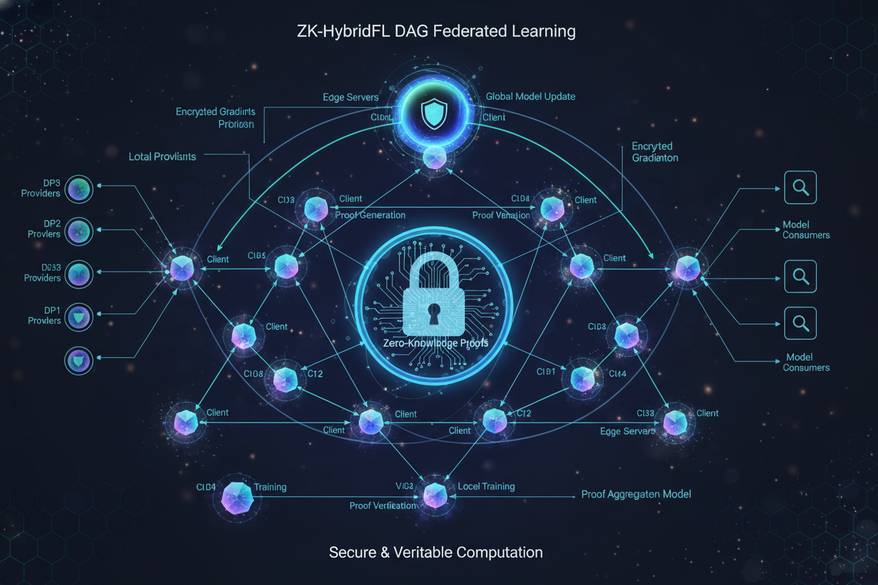 ZK-HybridFL DAG federated learning