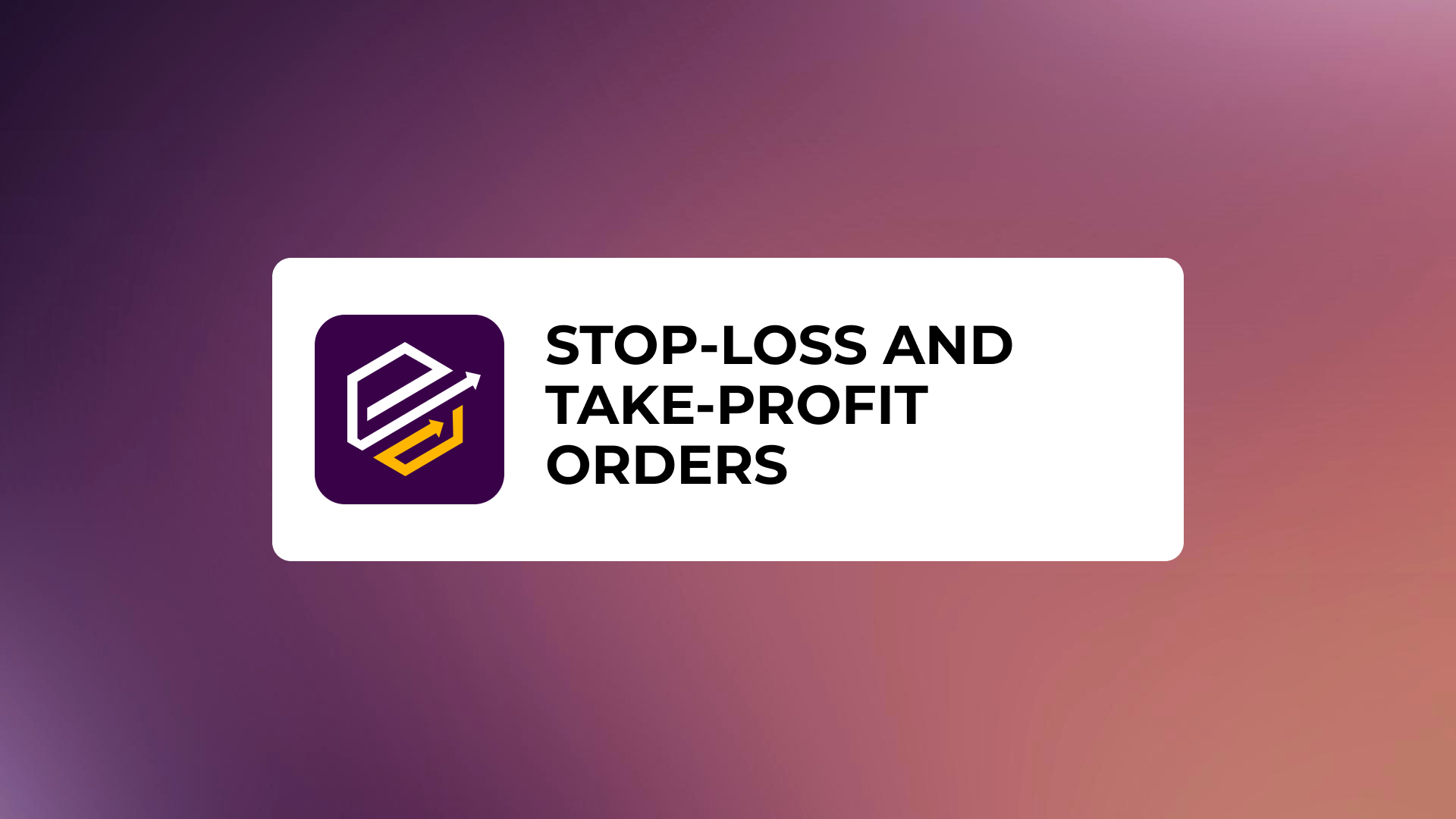 stop loss take profit crypto