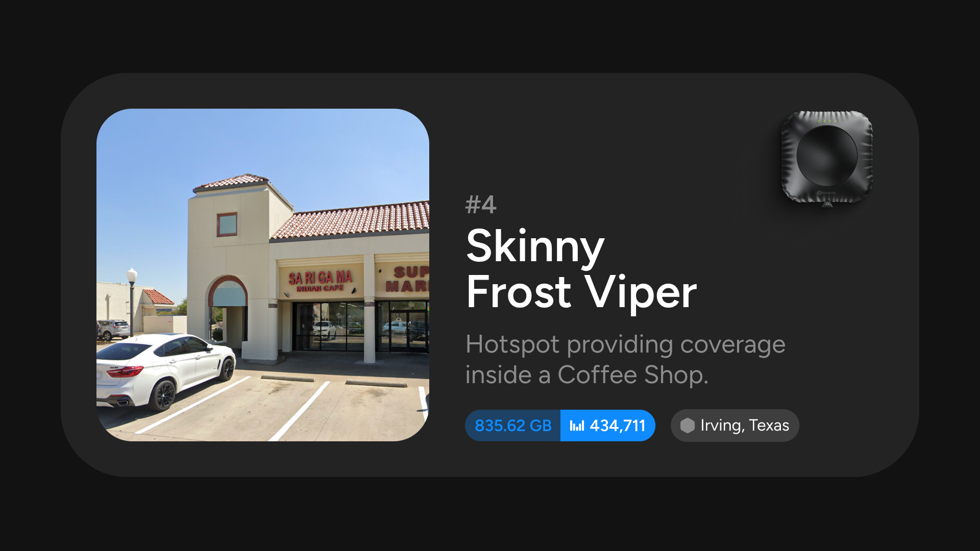 Helium WiFi hotspot carrier offload