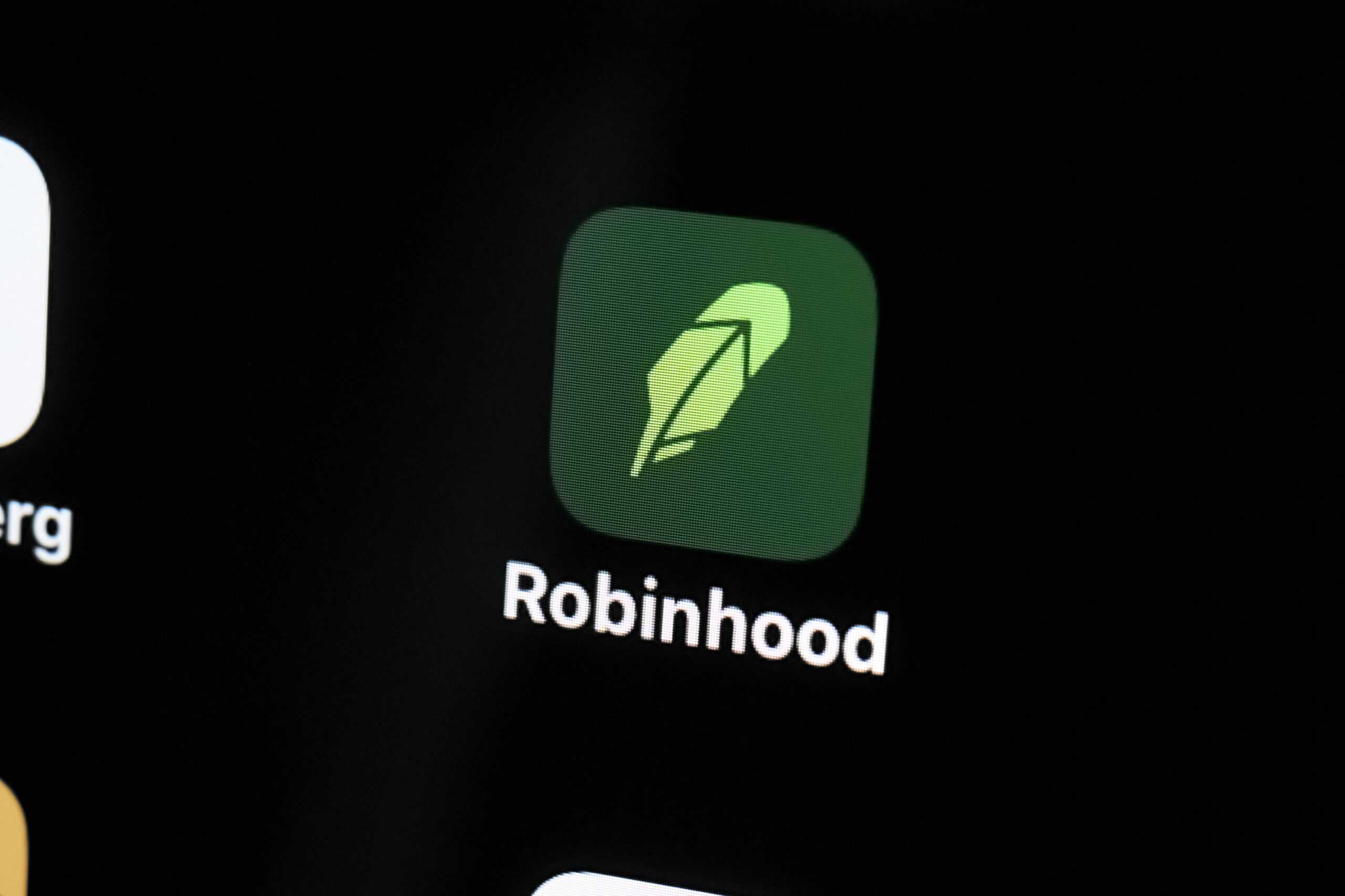 Robinhood crypto trading app logo