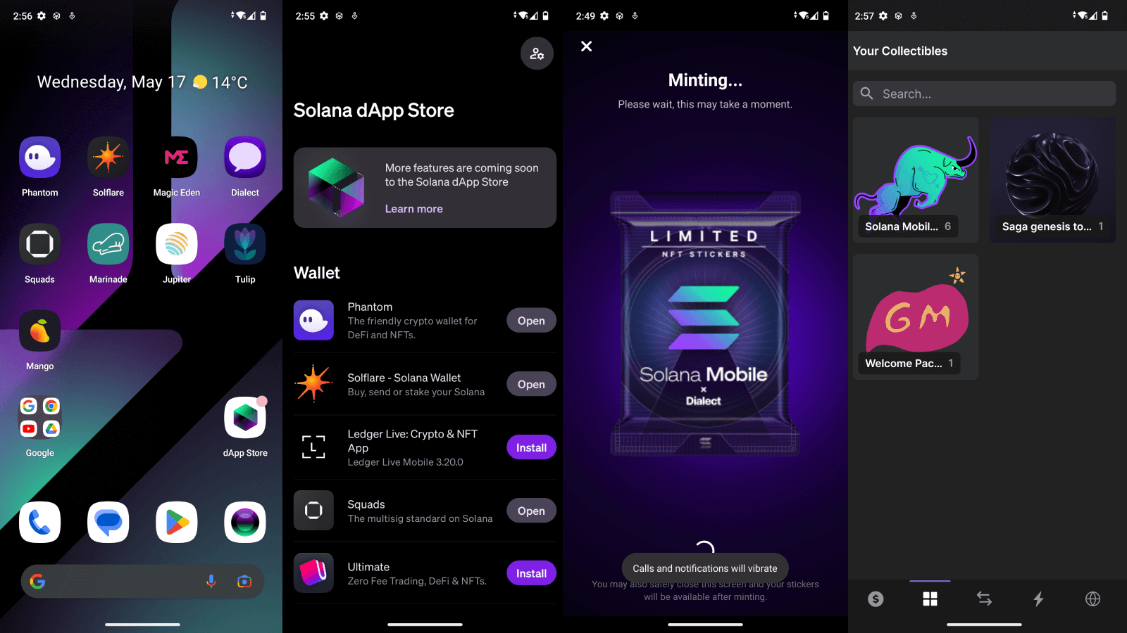 Solana dApp Store security interface