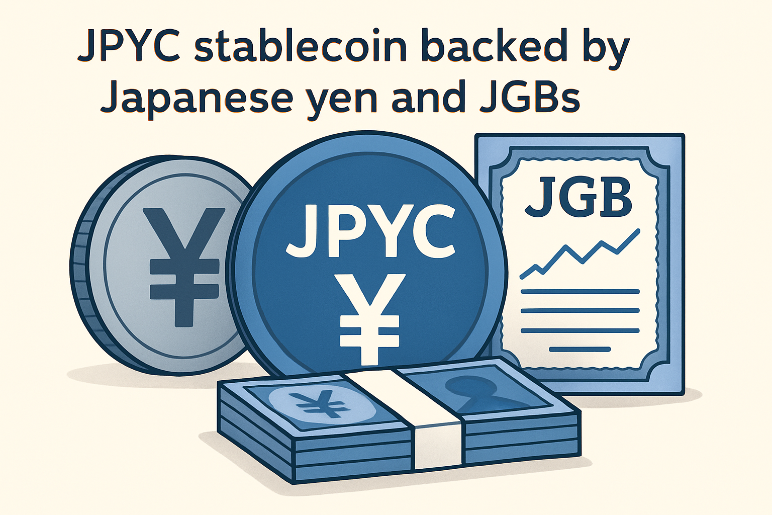 JPYC stablecoin backed by Japanese yen and JGBs